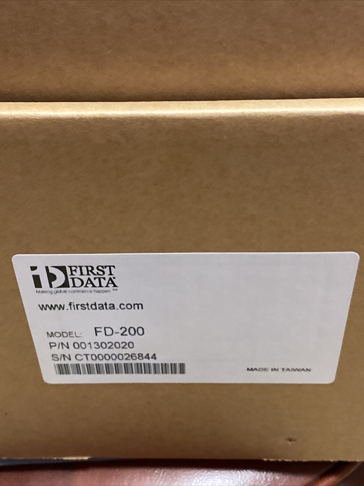 FD200 & FD30 W/ Stand First Data Payment Essentials Credit Card Terminal Check