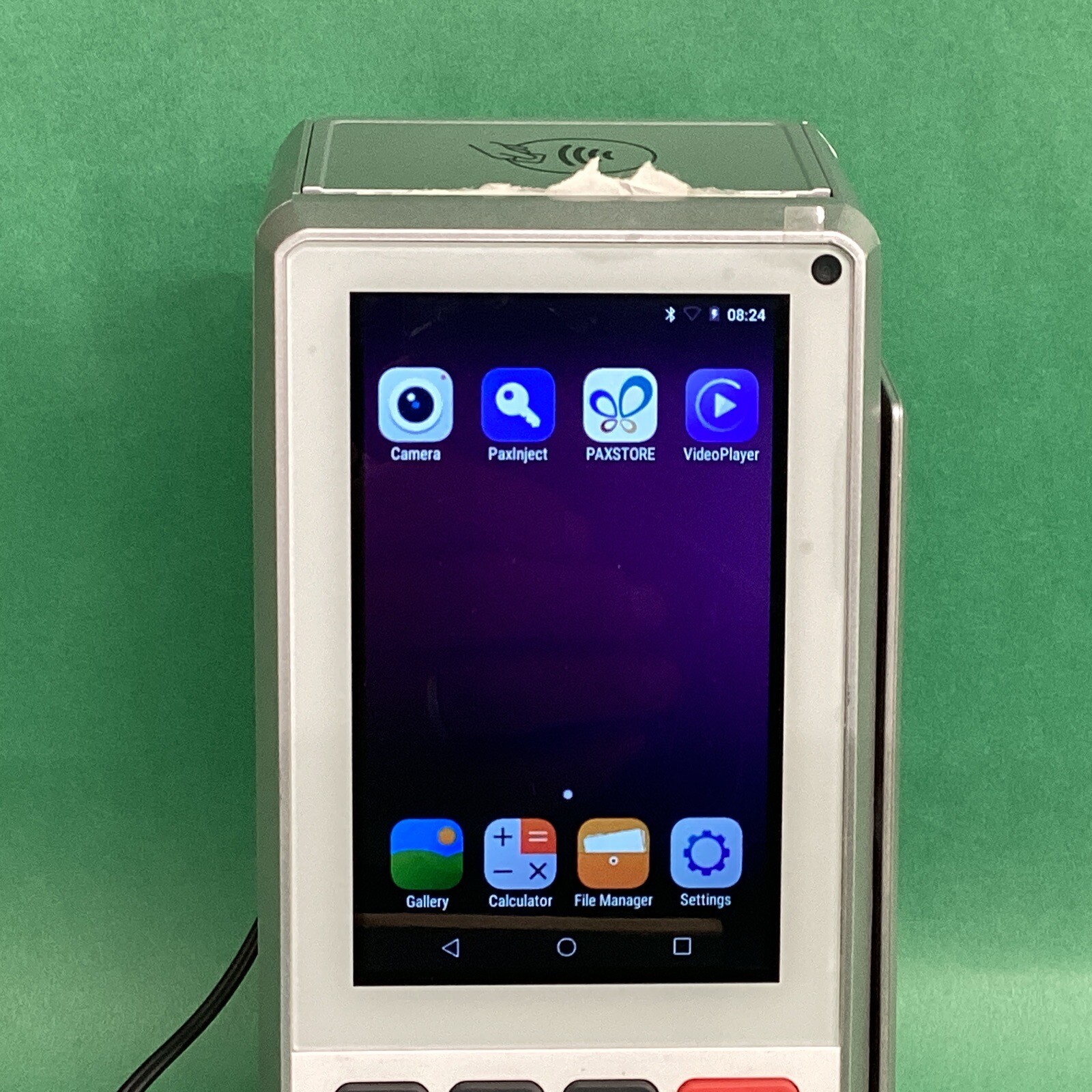 PAX A80 Mobile Payment Terminal Android Desktop Powers On – UNTESTED