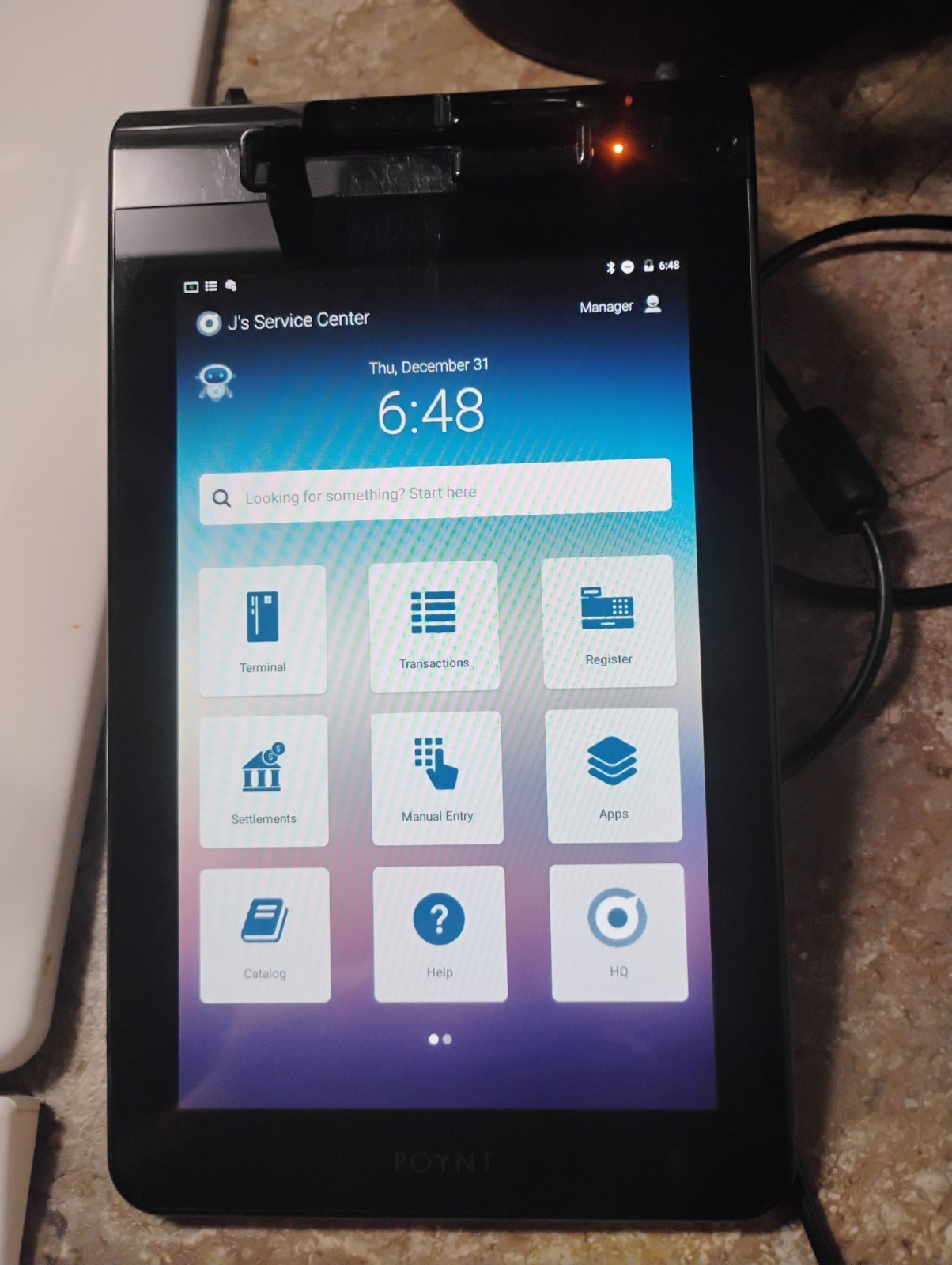 Poynt P3303 V2.0 Smart Terminal Credit Card Chip Reader