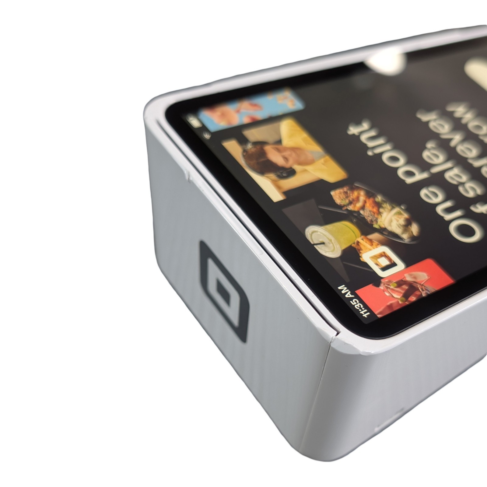 Mm6Ux Square Credit Card Terminal A-SKU-0584 Used Missing Back Cover