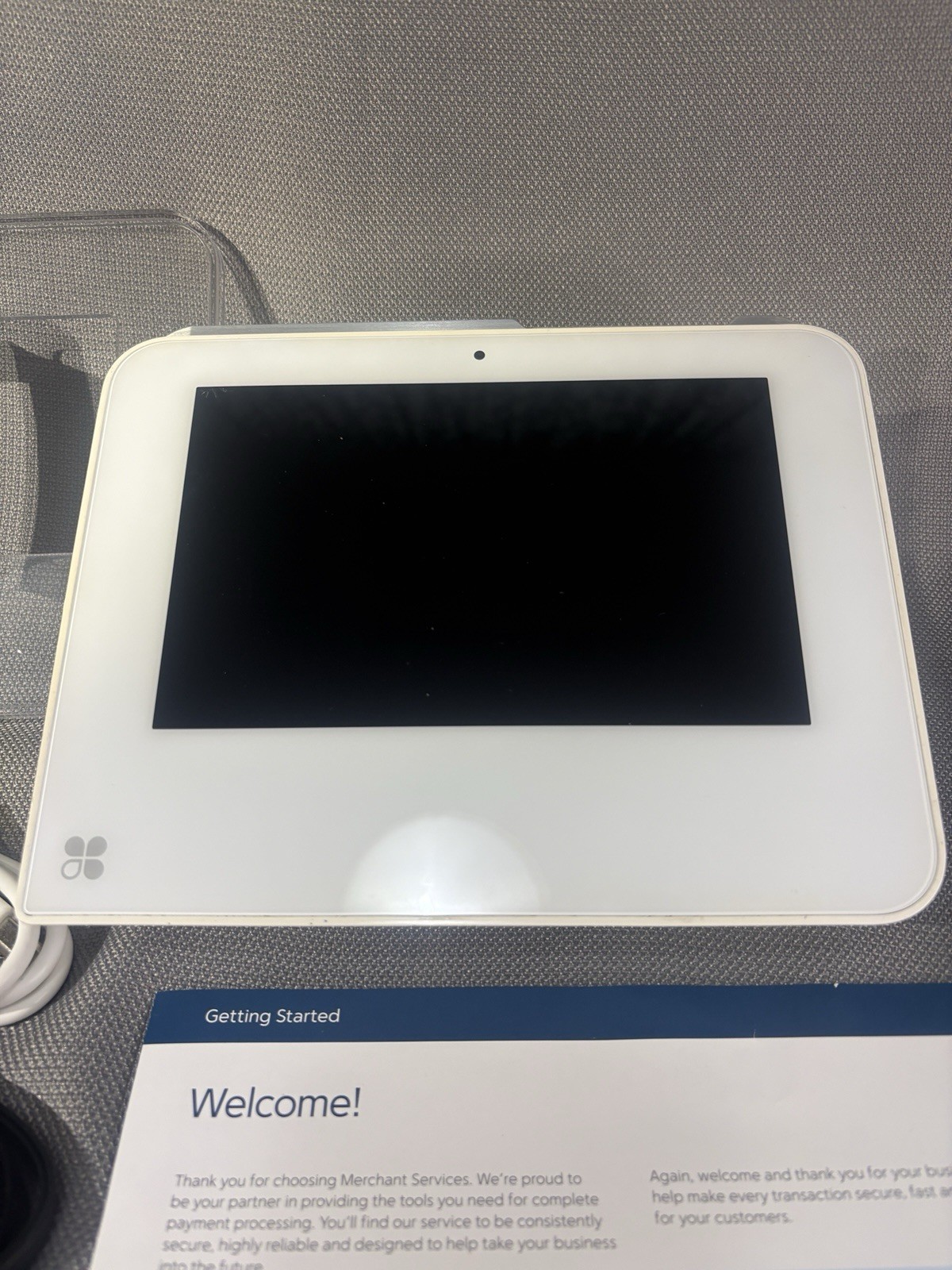 Clover Mini Wi-Fi C300 Card Reader Point of Sale System. 1st Generation