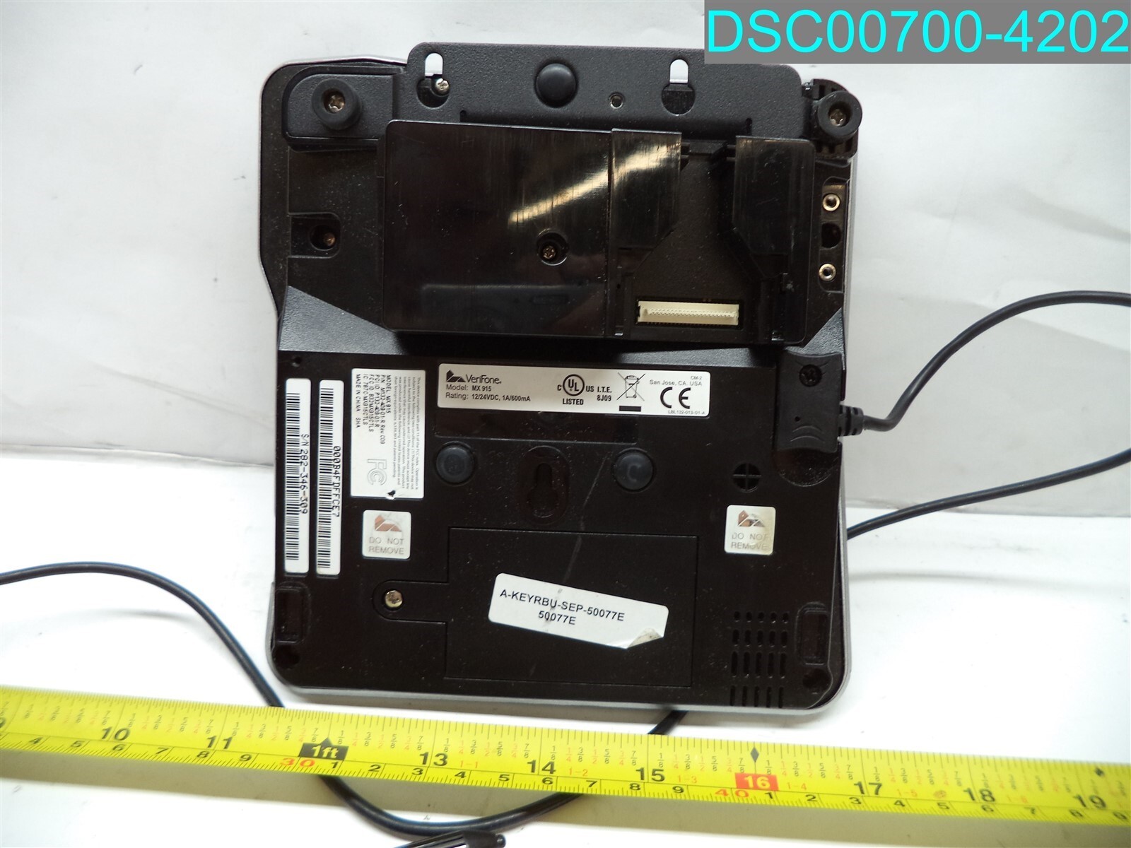 Used Verifone MX915 Terminal PCI 4.X SC, Ethernet, Contactless (M132-409-01-R)