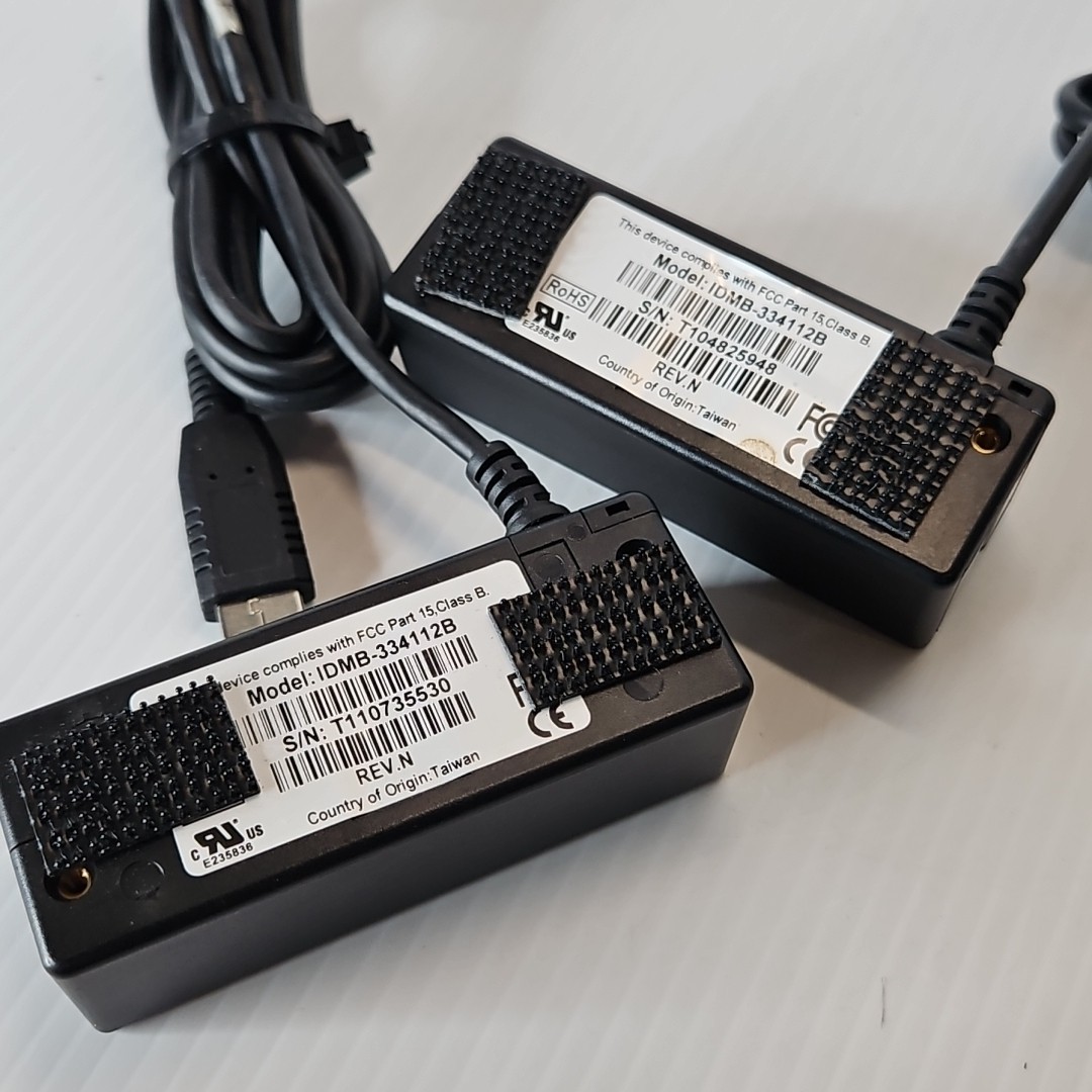 Lot of 2 ID Tech IDMB-334112B Card Reader Magnetic Stripe Black