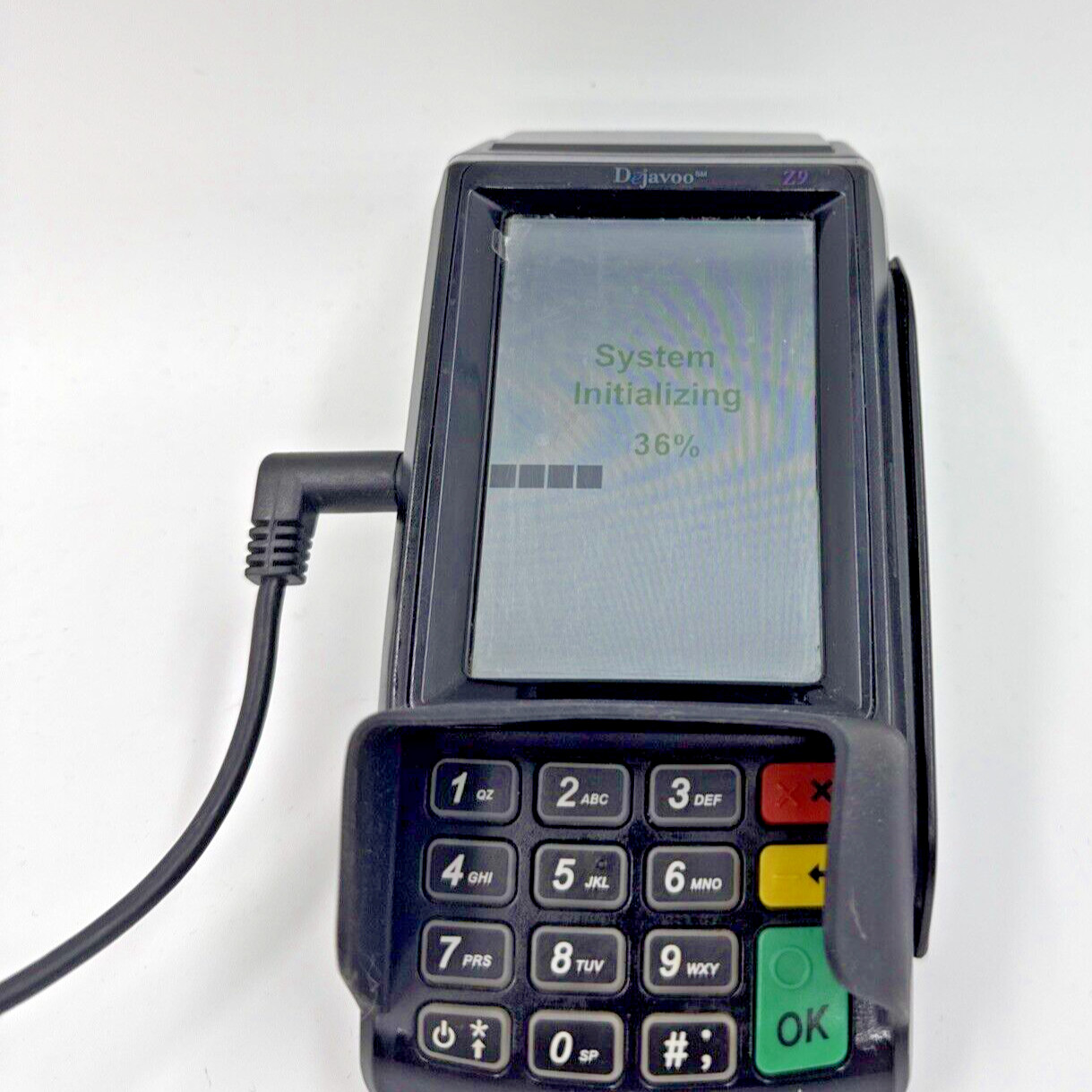 Dejavoo Z9 3.5″ VEGA3000 LCD POS Credit Card Terminal w/ Power Adapter Tested