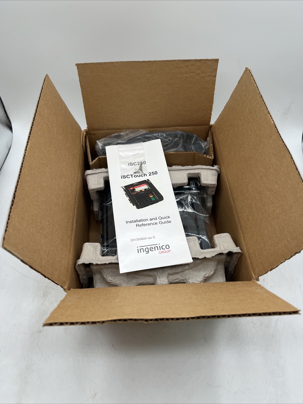 NEW OPEN BOX Ingenico ISC Touch 250 Payment Terminal – Black