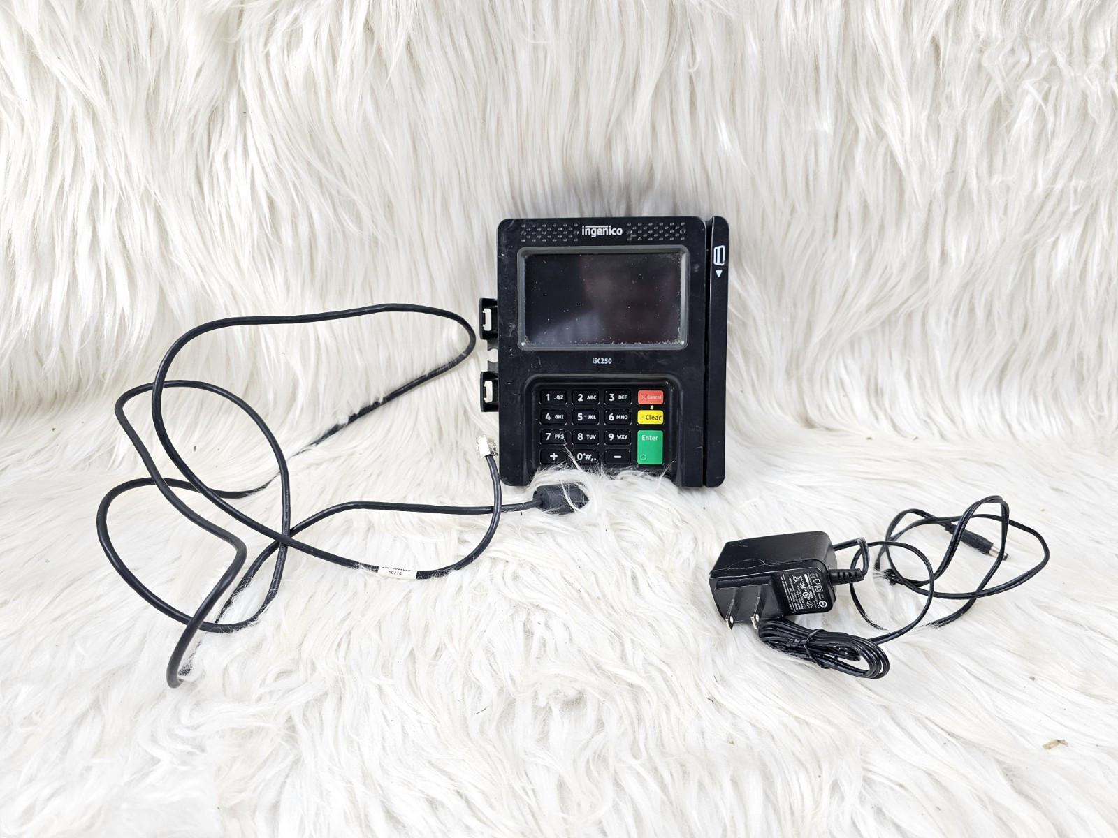 Ingenico iSC Touch ISC250 Credit Card Machine Head Unit And Plug In WORKS
