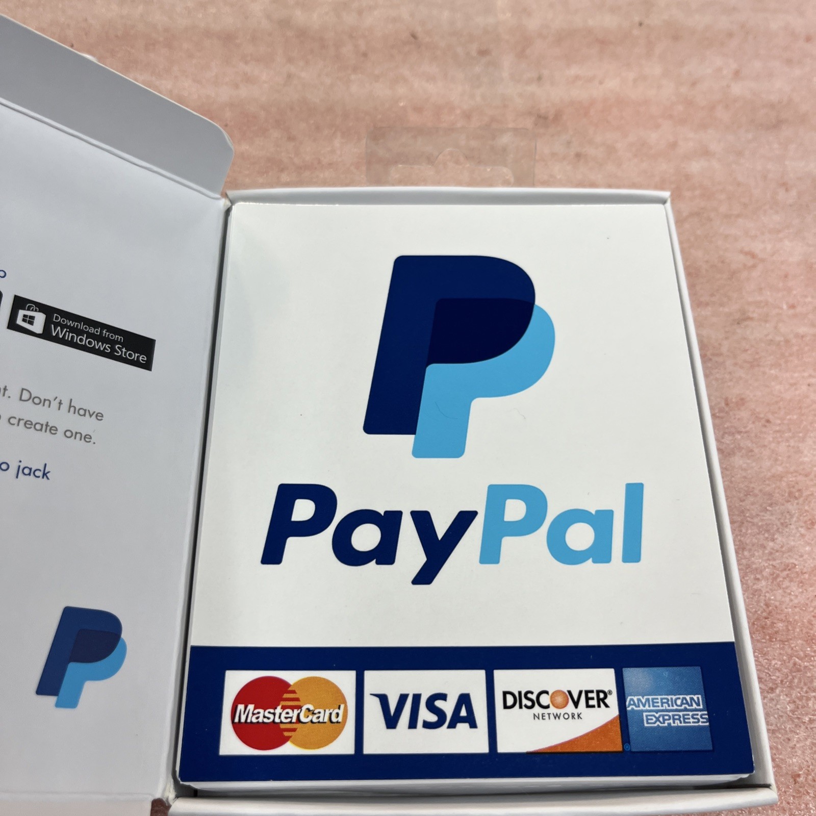 PayPal Mobile Card Reader BRAND NEW Compatible W/IPhone,Android, Windows Devices
