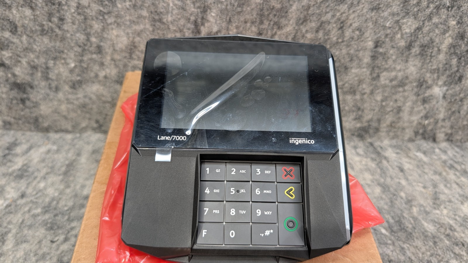 Ingenico Lane/7000 Credit Card Payment Terminals W/stylus 🔥New For Parts🔥