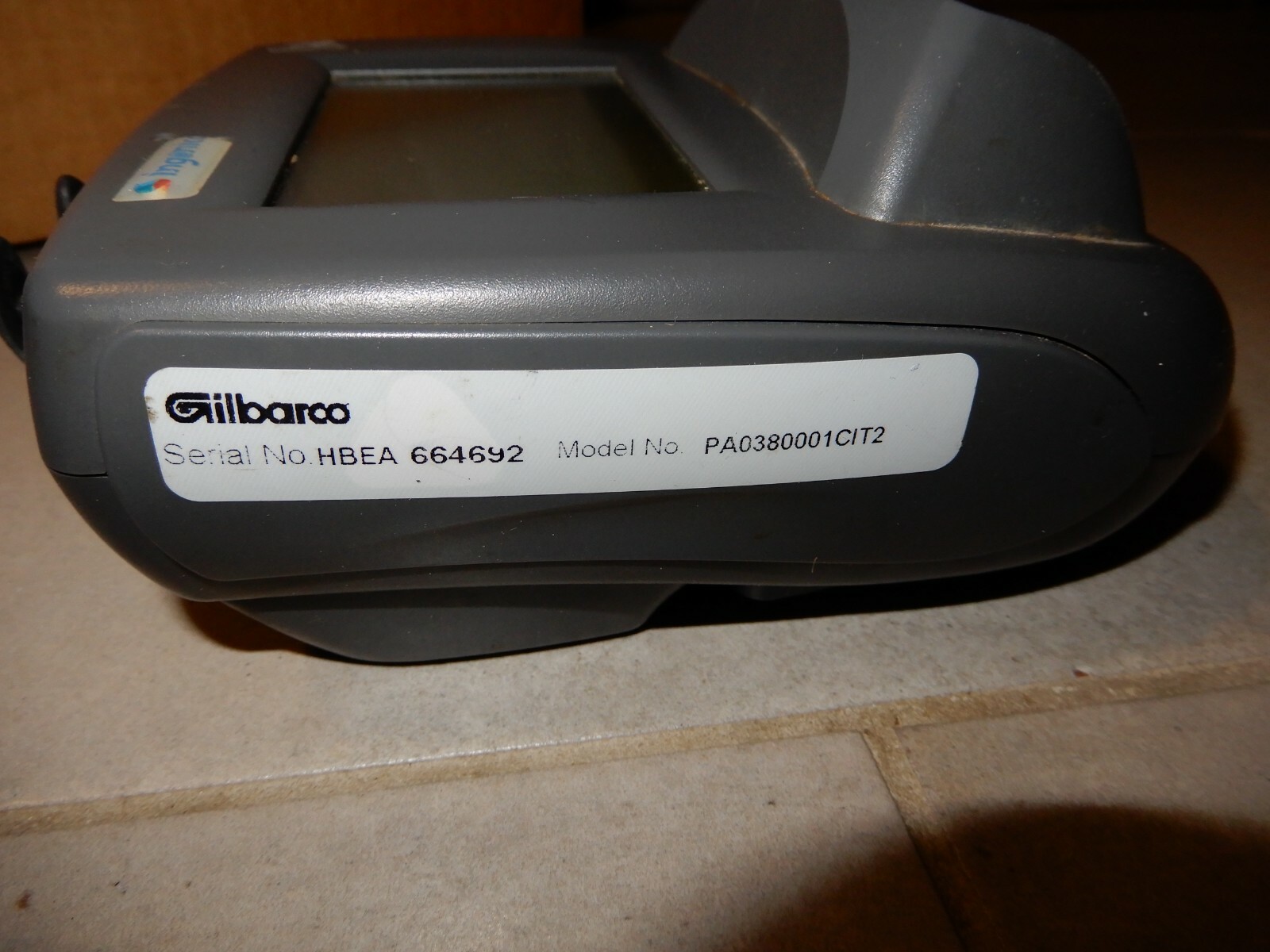 Ingenico i6550 Passport POS CC Credit Card Transaction Terminal Reader Gilbarco