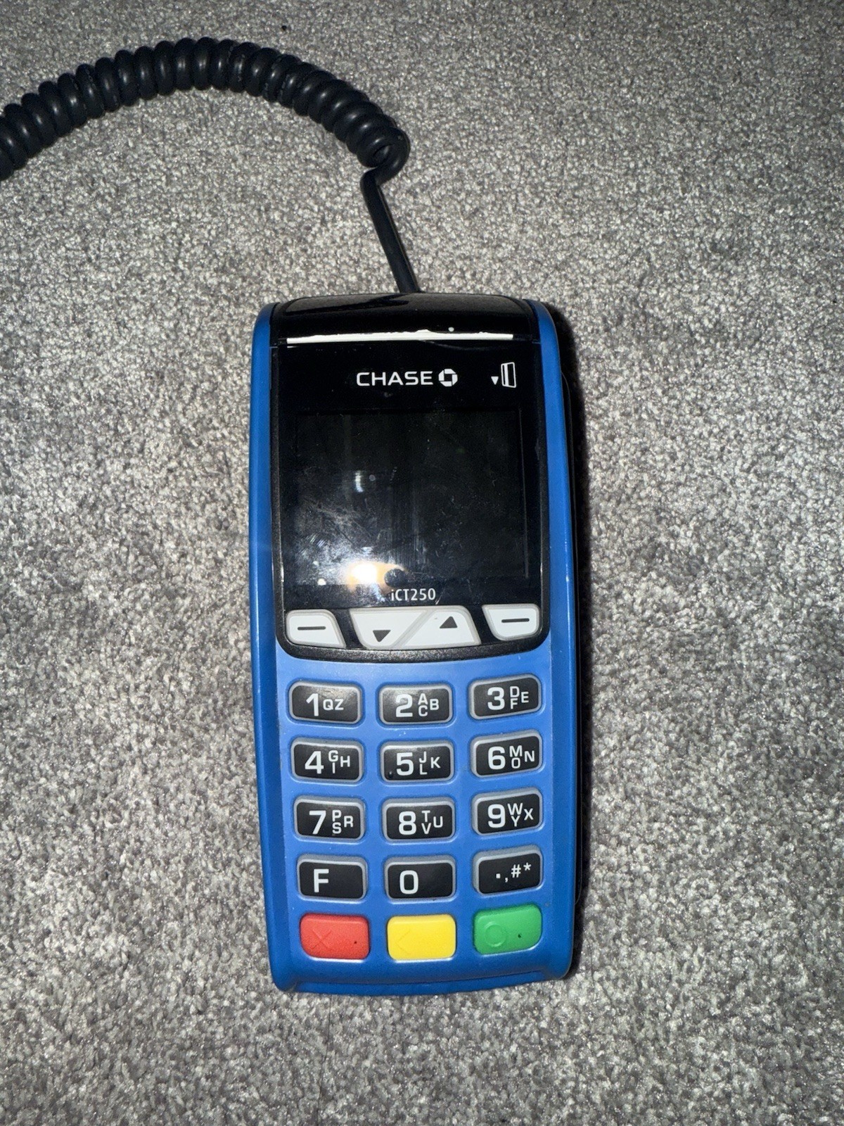 Ingenico ICT250 Credit Card Terminal Chase Bank