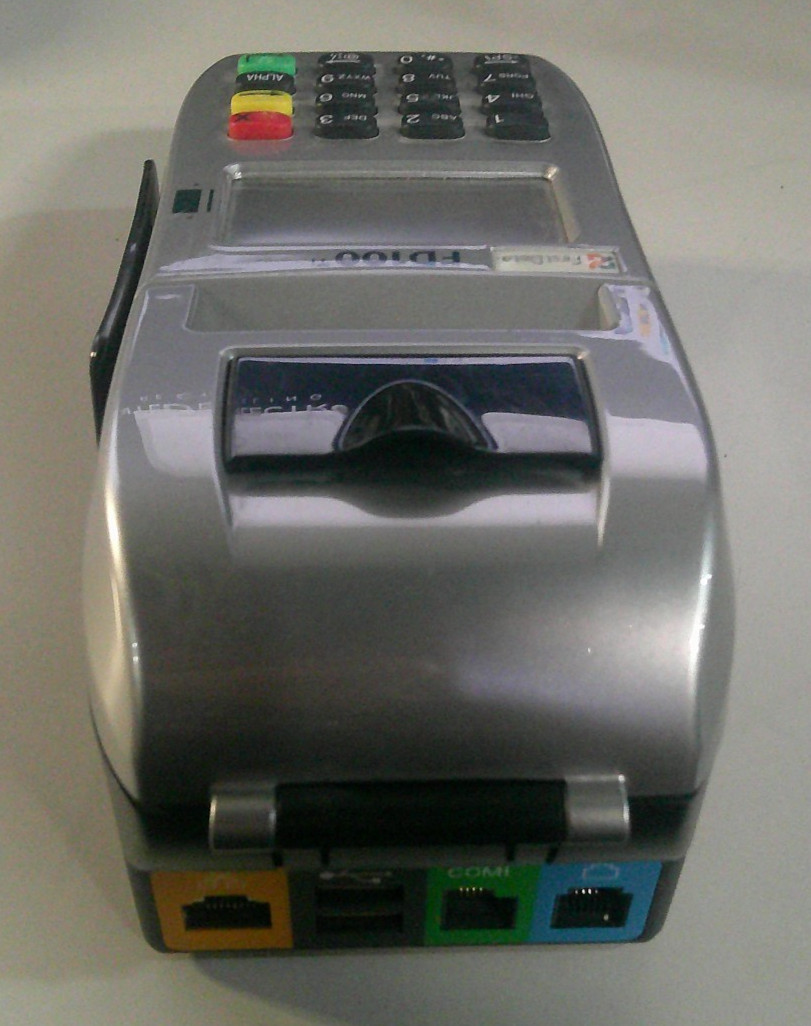 First Data FD100ti Credit Card Machine