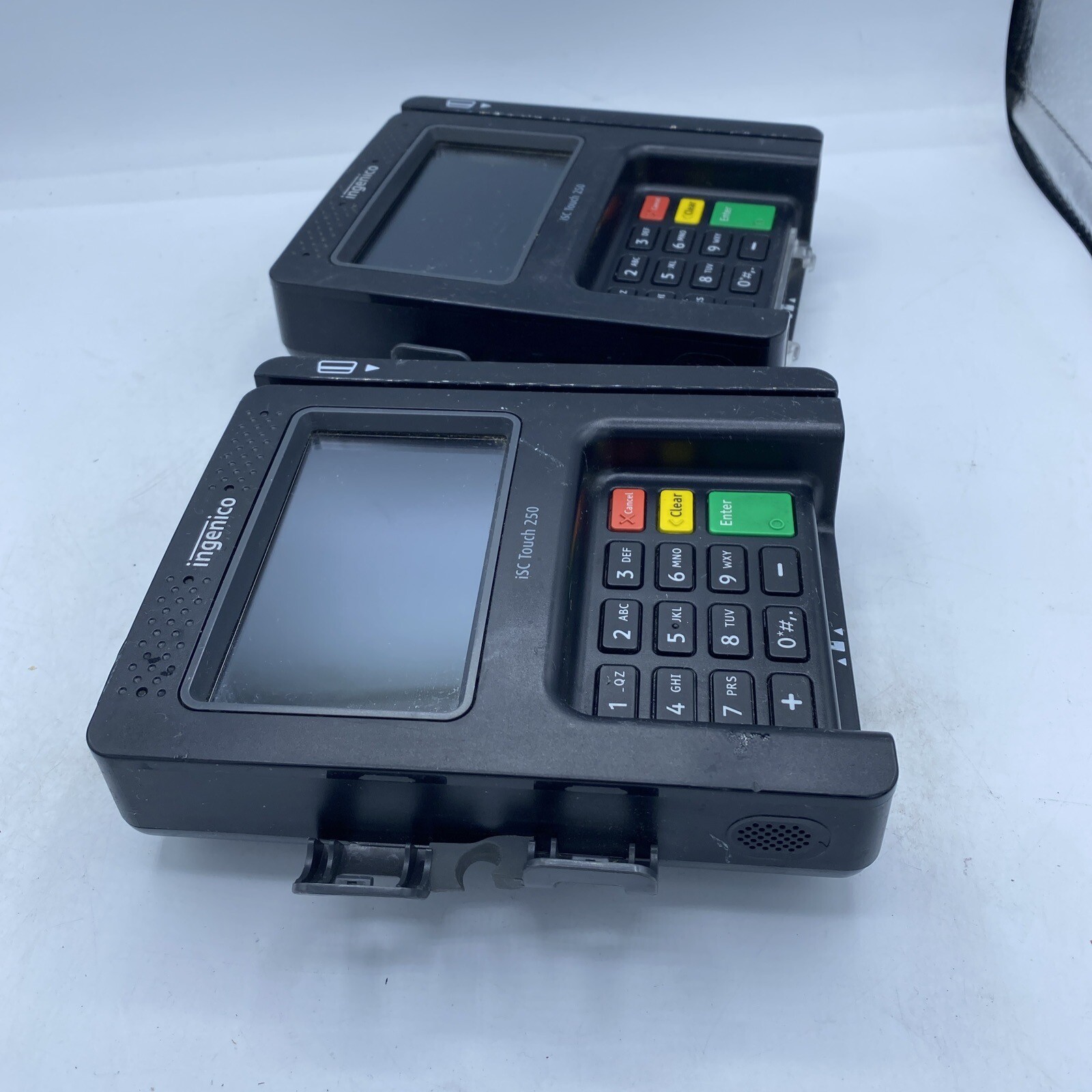 2-Ingenico iSC Touch 250 Credit Card Reader – MACHINE ONLY – PARTS ONLY