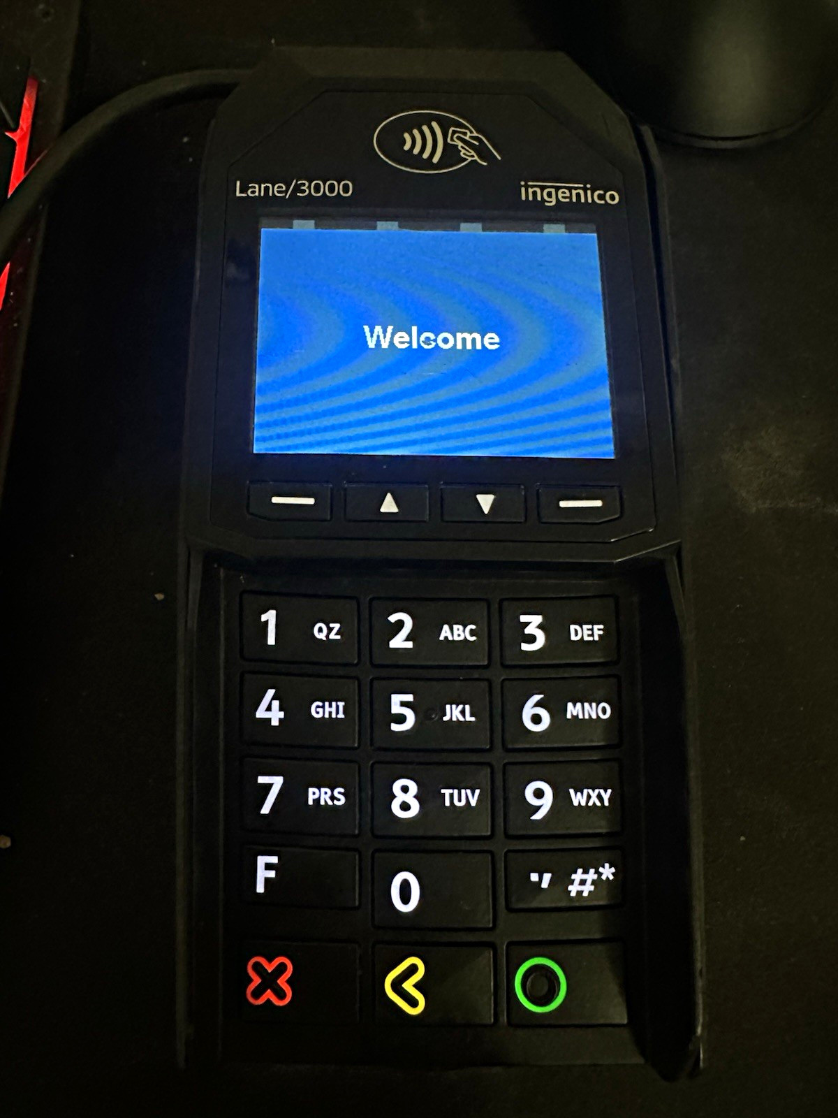 Ingenico Lane/3000 Wired POS Credit Card Terminal Contactless Reader