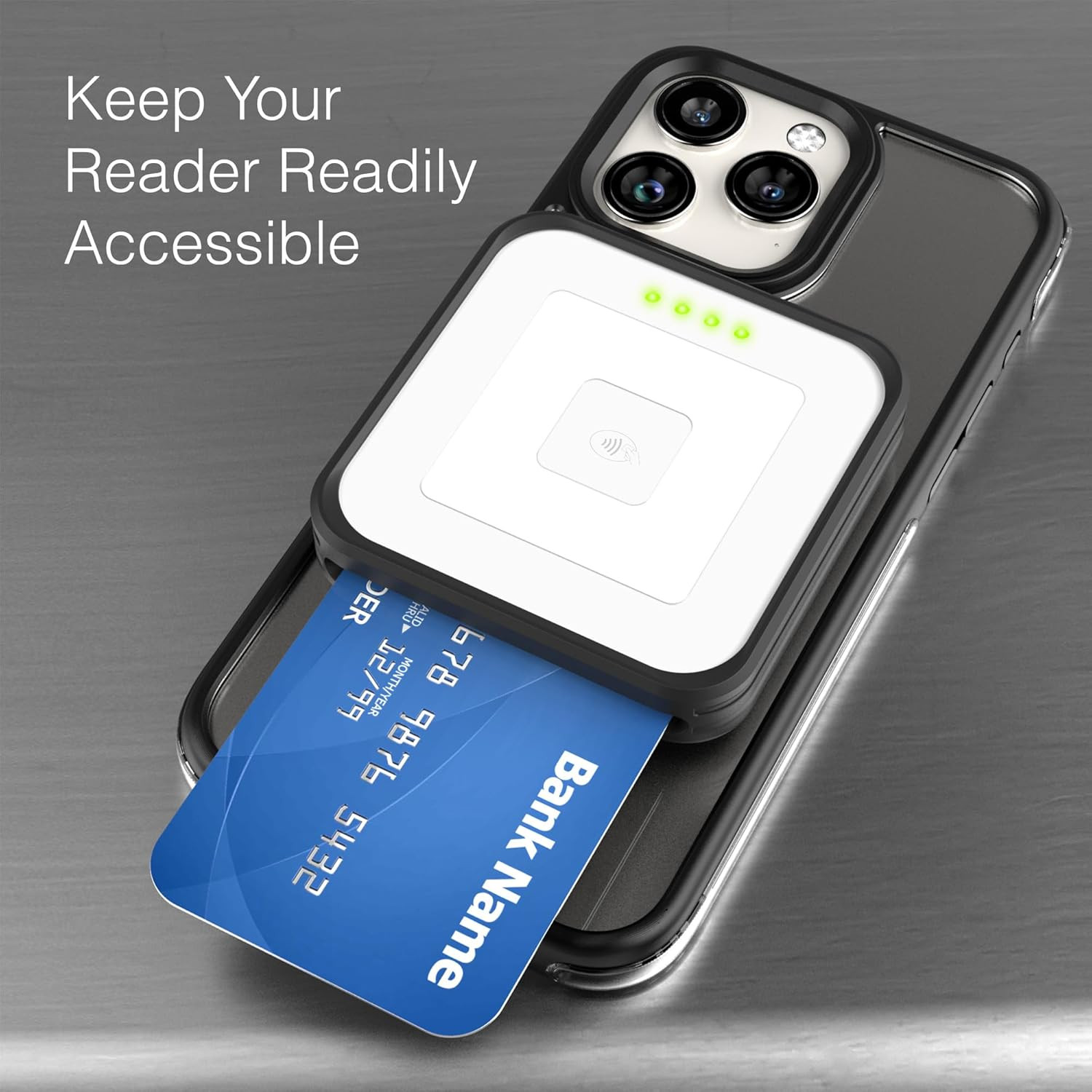 Magnetic Case Designed for Square Reader Contactless and Chip 2Nd Gen (Compatibl