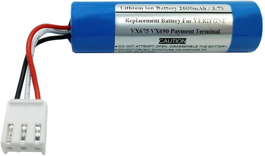 Battery for VERIFONE VX675 VX690 Payment Terminal, BPK265-001 BPK265-001-01-A