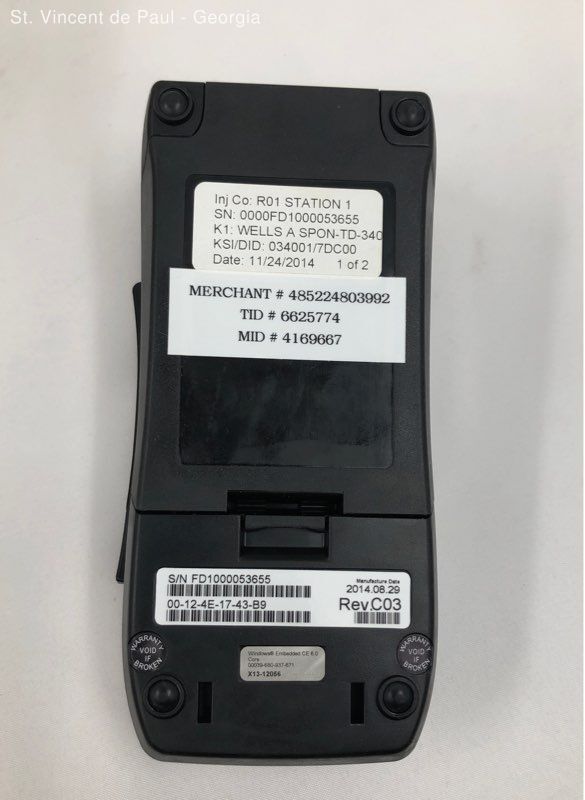 First Data FD130 Credit Card Terminal New Open Box W/ Power Supply