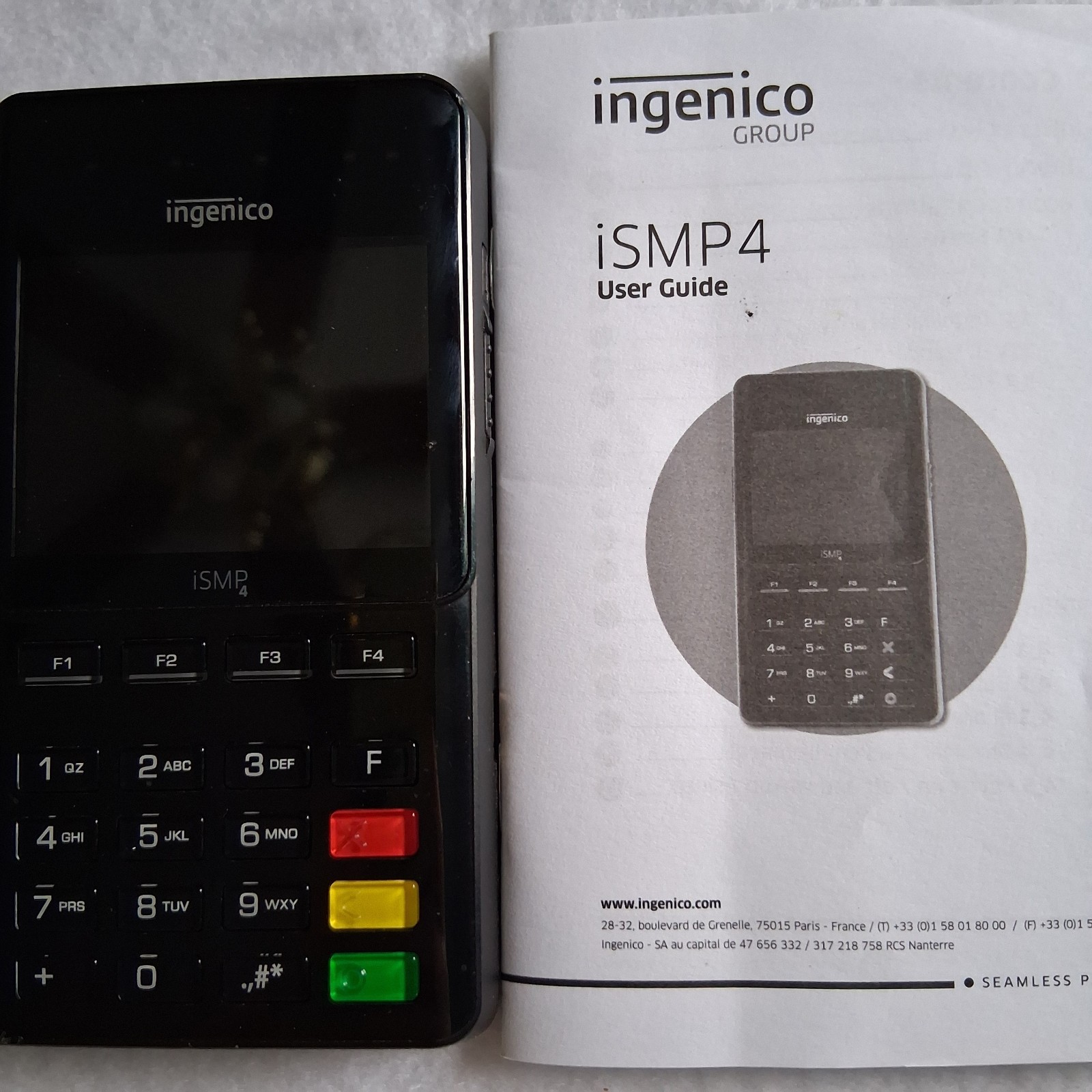 Ingenico ISMP4 Credit Card Reader with Barcode Scanner (IMP627-11P3554C)