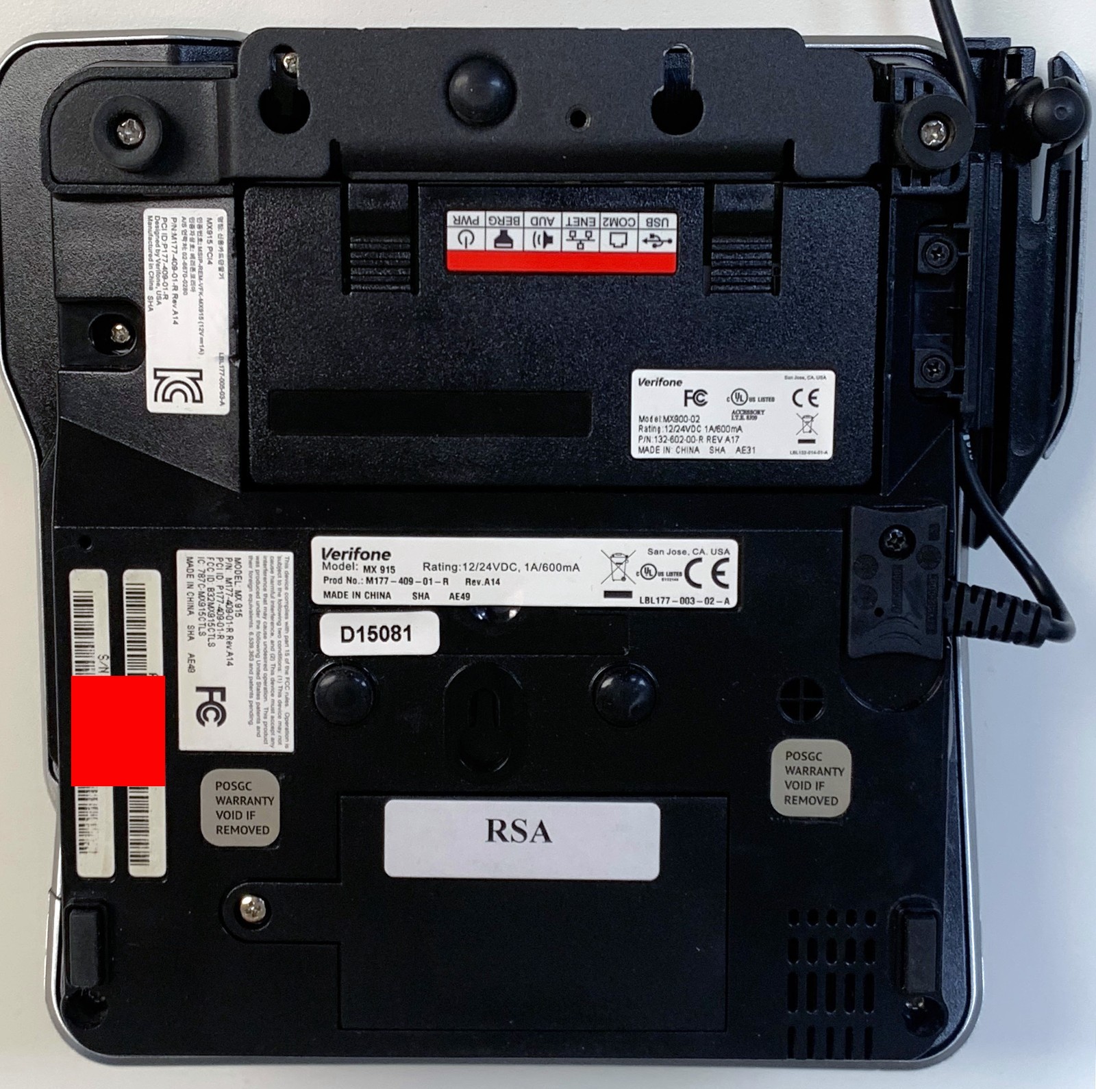 [Lot5] Verifone MX915 M177 PCI 4 Shell SHO-02 Pinpads w/ Extras [EMV/NFC Tested]