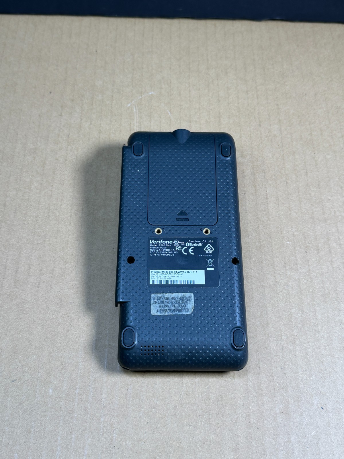 Verifone P200 Plus Point of Sale Pin Pad Credit Card Reader Only – Ships Fast!!!