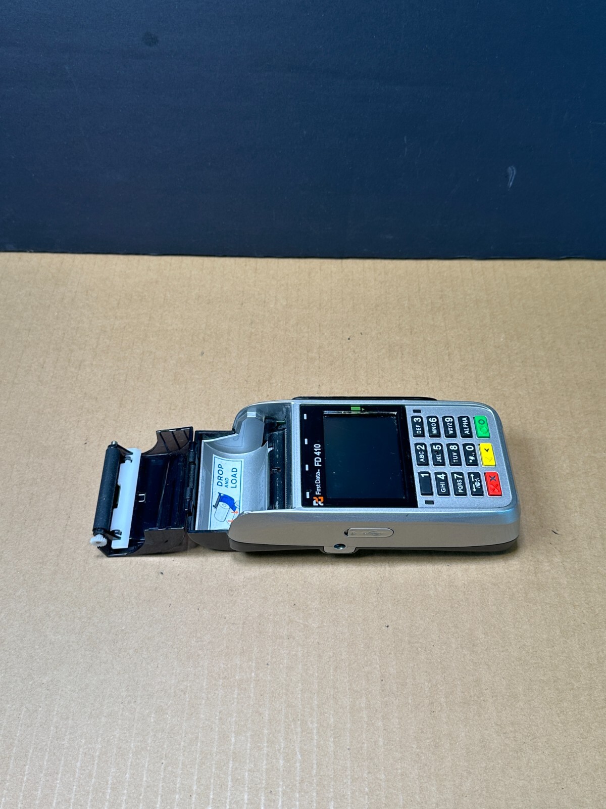 First Data FD410 DW EMV Wireless Handheld Credit Card Terminal