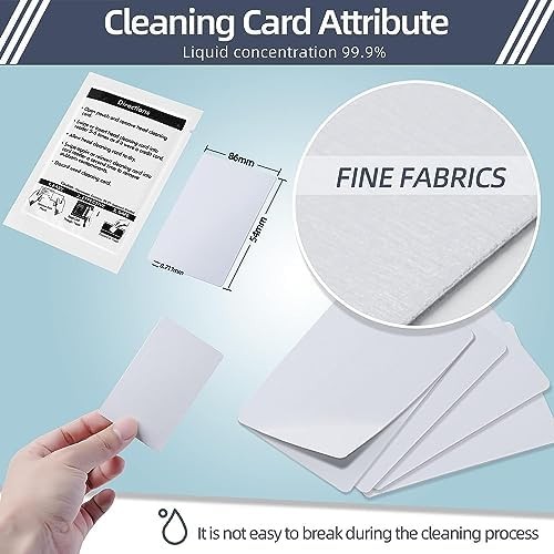 Card Reader Cleaning Cards – BIHYM Dual Side Credit Card Reader Cleaner, CR80 Ca