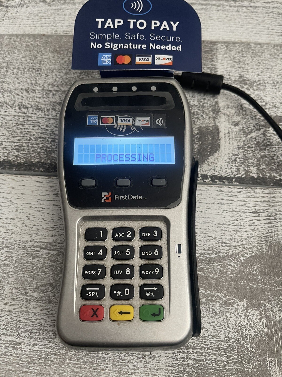 First Data FD130 EMV NFC Dial/IP Credit Card Machine & First Data FD 35