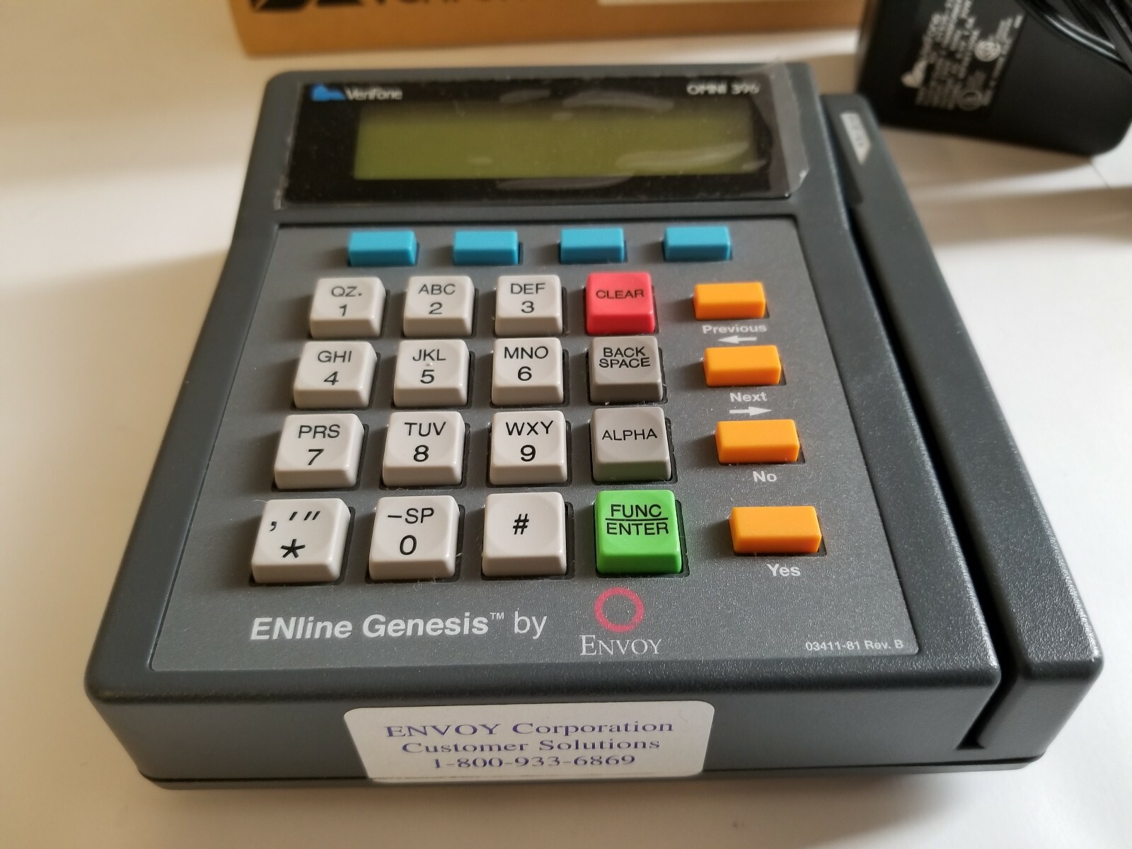 New VeriFone Omni 396 Credit Card/Transaction Office Terminal Reader In Box