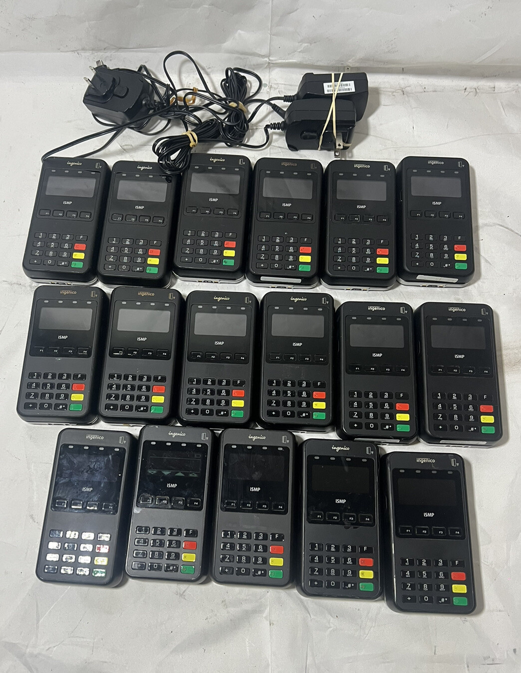 Lot 17 Ingenico iSMP Bluetooth Companion Wireless NFC Terminal IMP352 PARTS ONLY