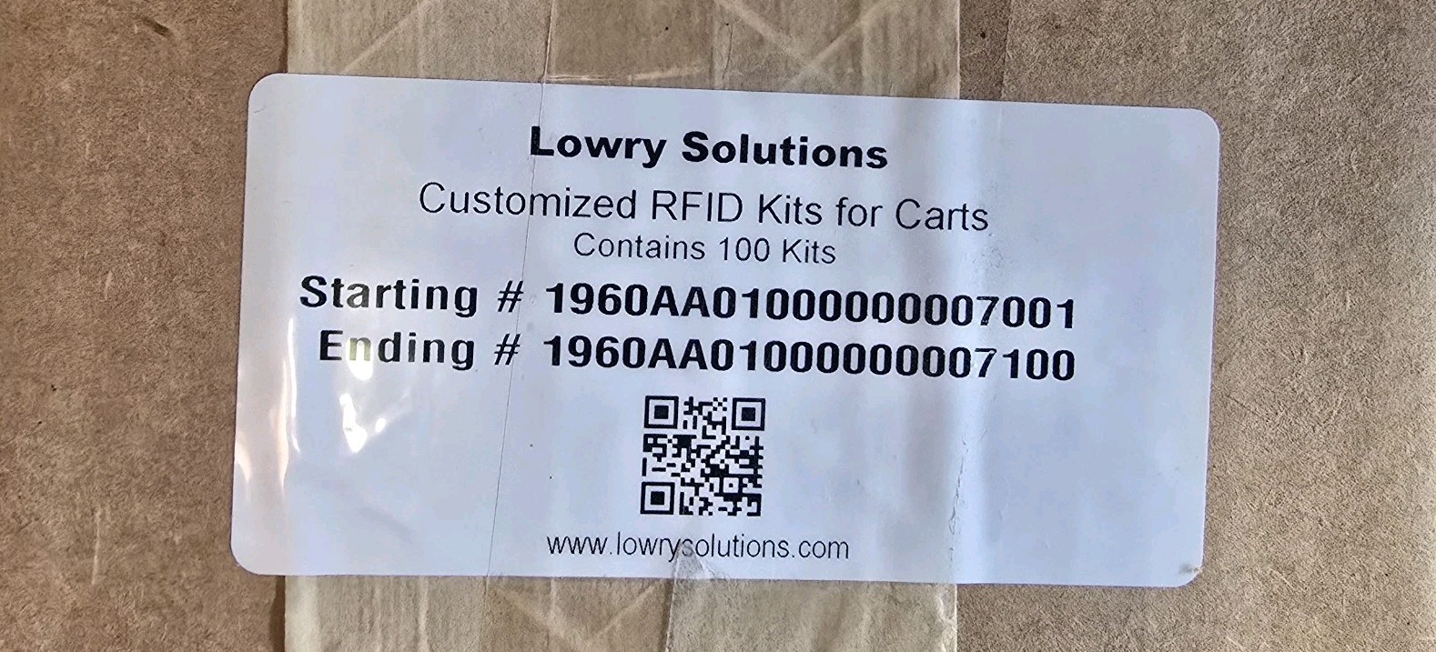 RFID X100 Tags Confidex Carrier Tough II Cart Equiptment Asset ID Tracking