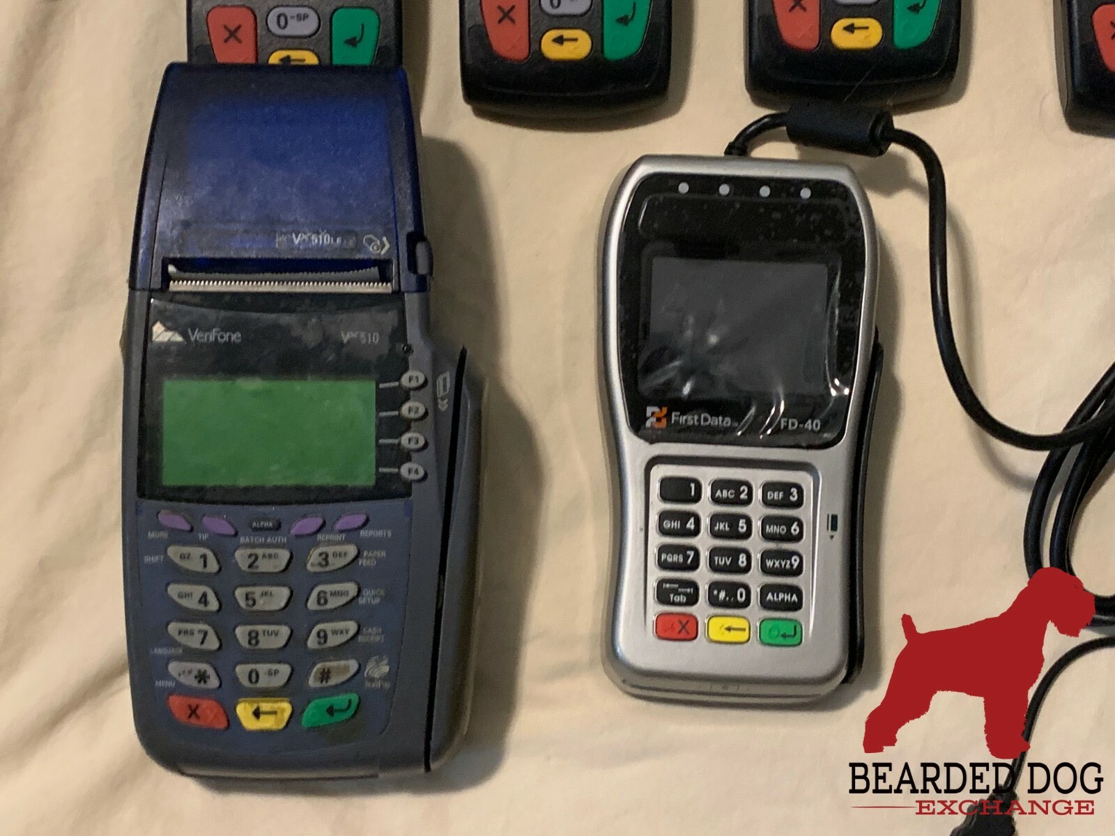 lot of 18 credit card readers: VeriFone, Ingenico, First Data