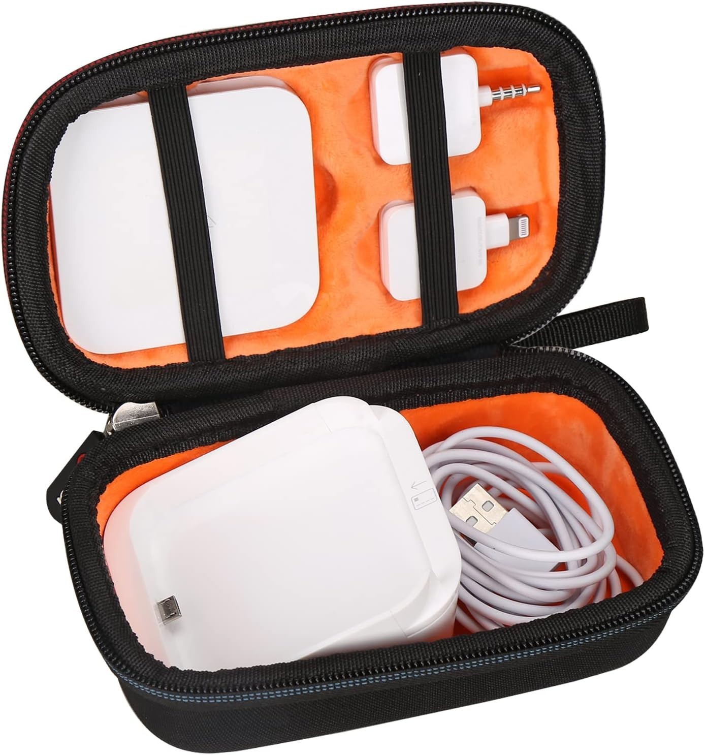 Lightweight Waterproof Case for Square Reader Dock – Unique Black & Orange