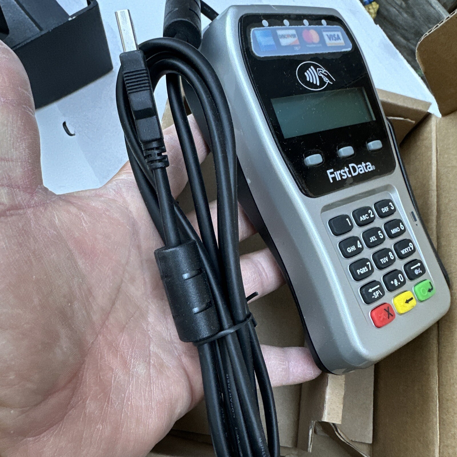 First Data FD-35 001791064 USB Credit Card PINPAD Reader