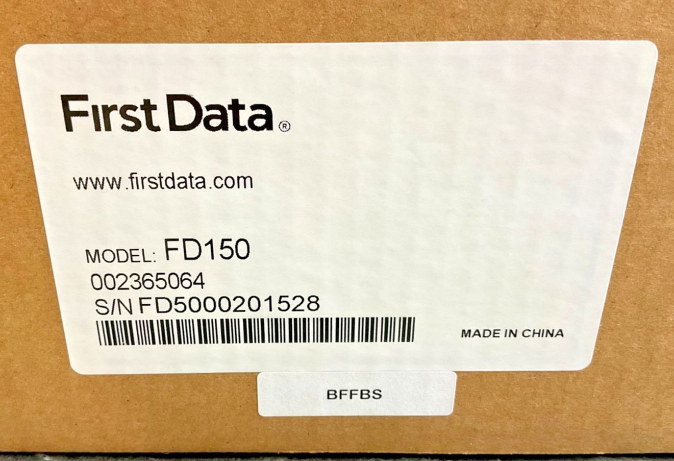 First Data Credit Card Terminal FD150 ✅ ❤️️ ✅ ❤️ OPEN BOX!!!! ✅ ❤️️ ✅ ❤️
