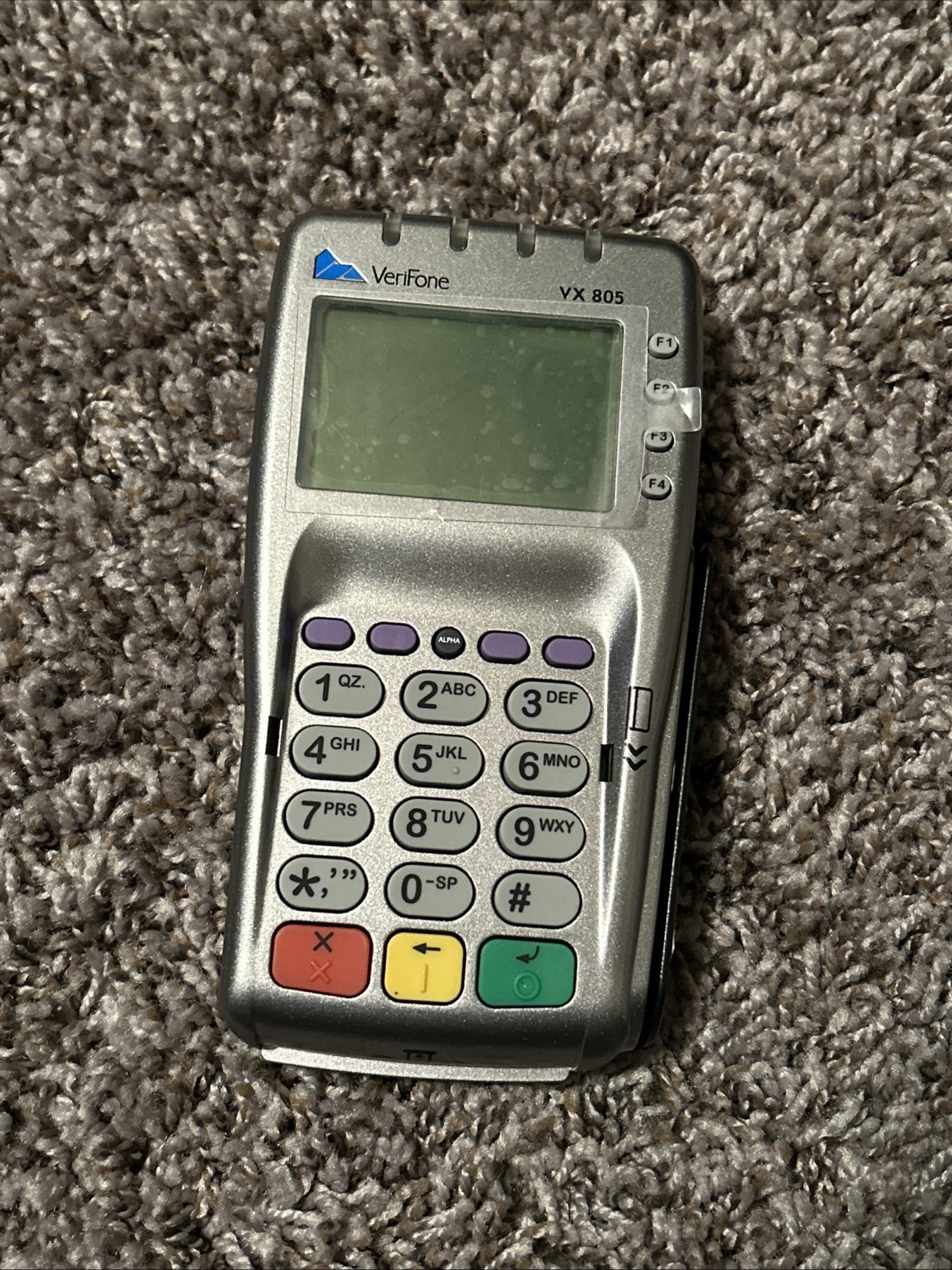 Verifone Vx805 Pin Pad Card Reader 160mb Keypad Missing Top