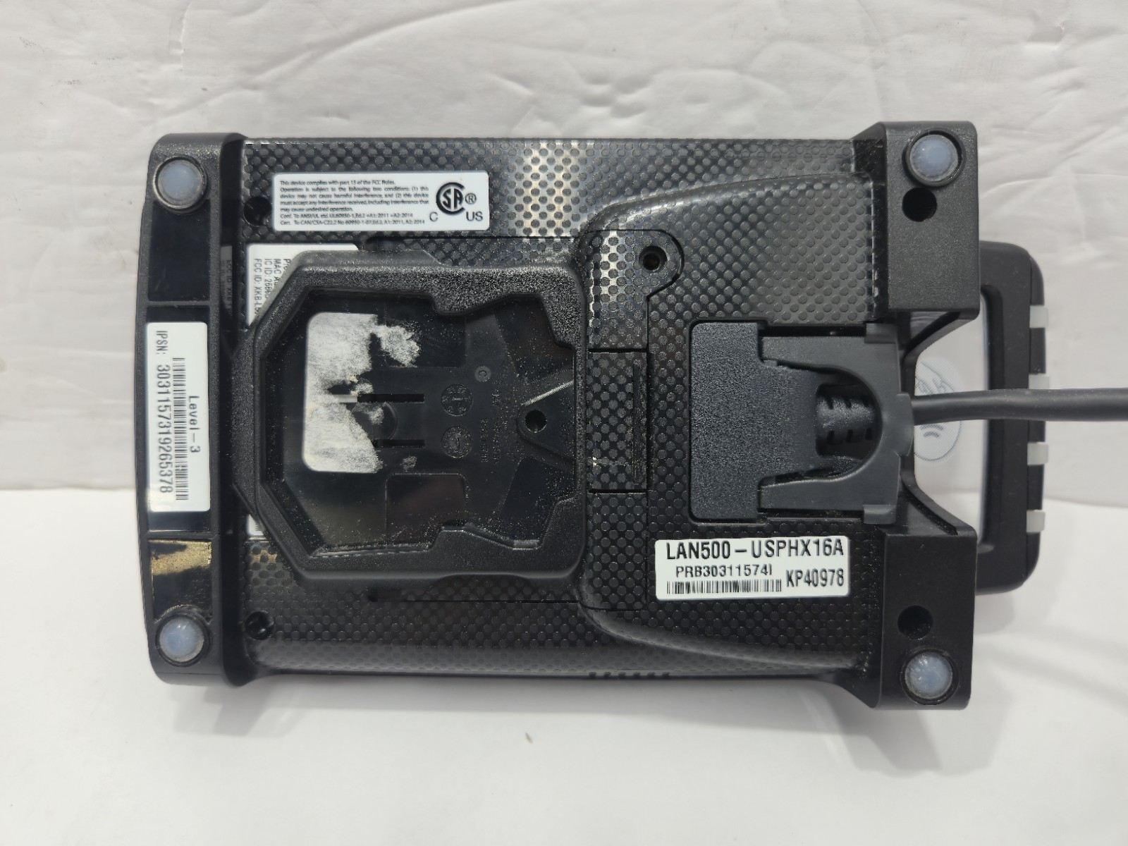 Ingenico Lane/5000 Credit Card Terminal POS LAN500-USPHX16A-PARTS/REPAIR