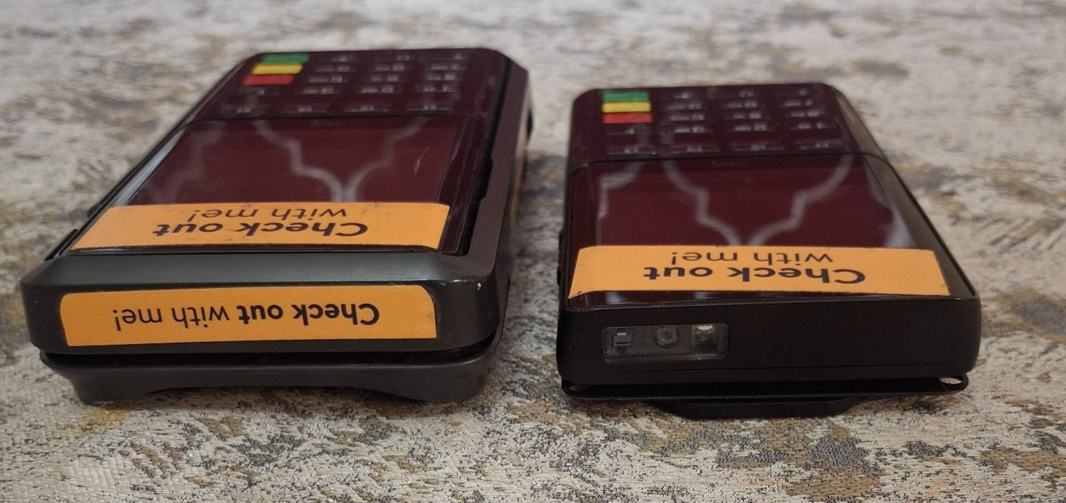 Ingenico iSMP4 Mobile Card Reader Scanner Lot of 2 AS IS for Parts Repair Donor