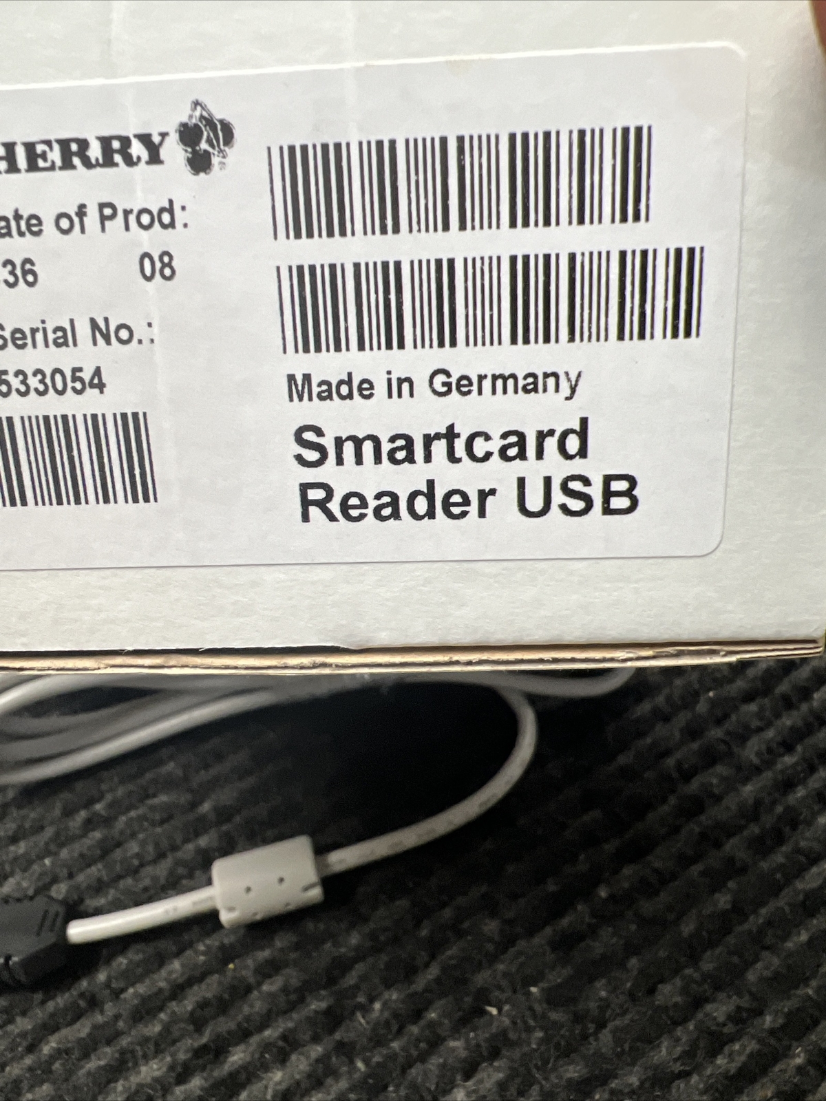 New in Box Cherry ST-1044UB USB Smart Card Reader FREE S/H