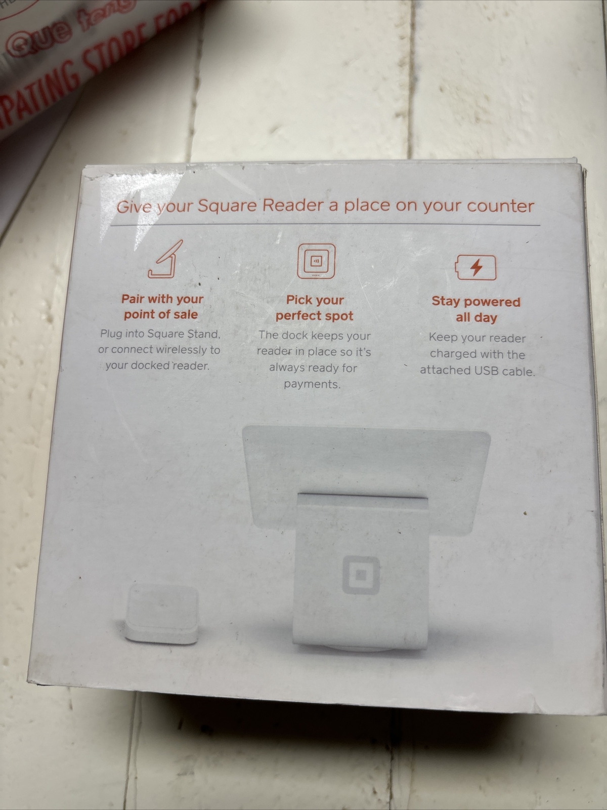 Dock for Square Contactless Credit Card Reader – NIB