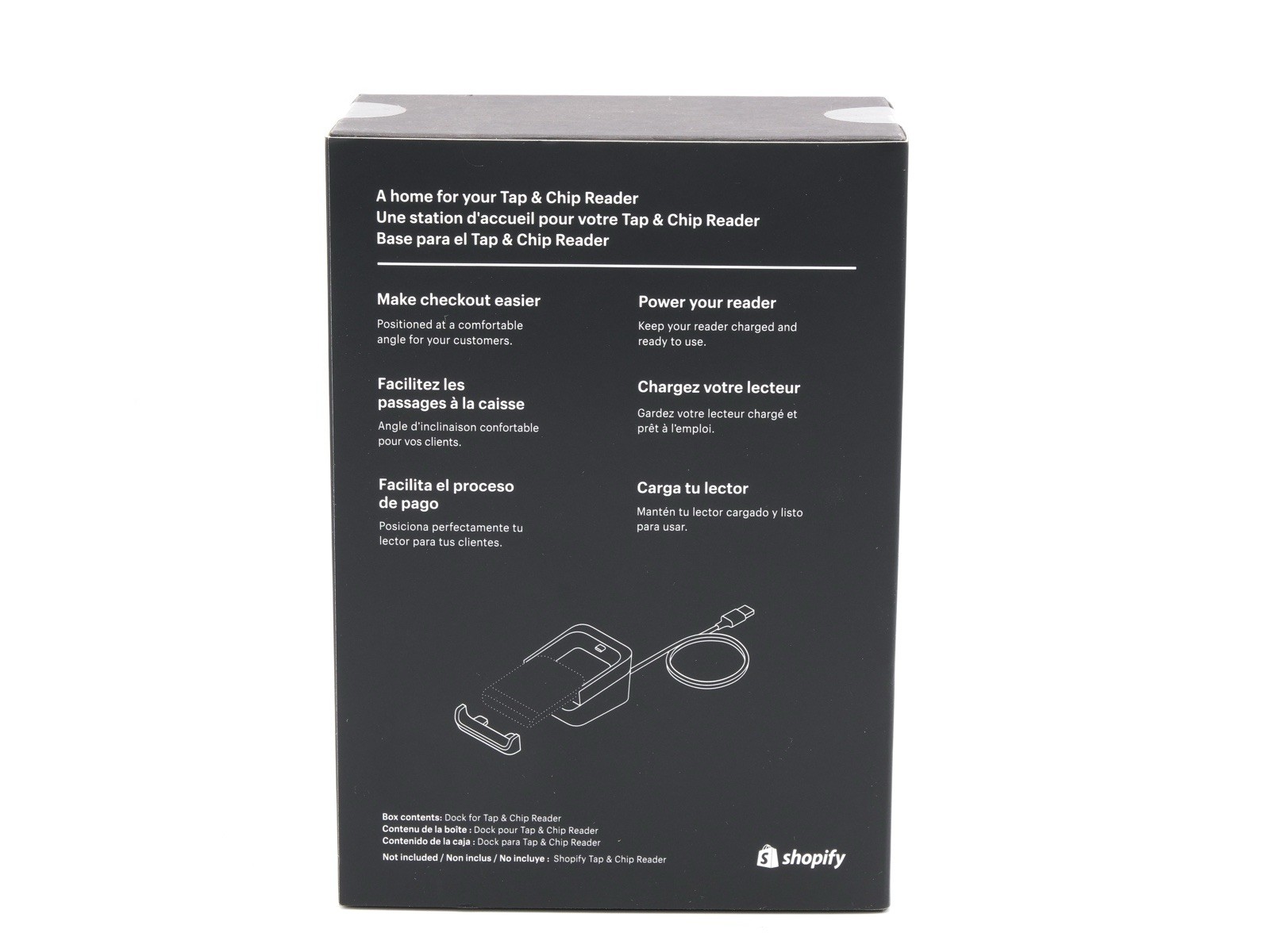 New- Unopened -Shopify Dock for Tap & Chip Reader S1802B 20211130-2 Accessory