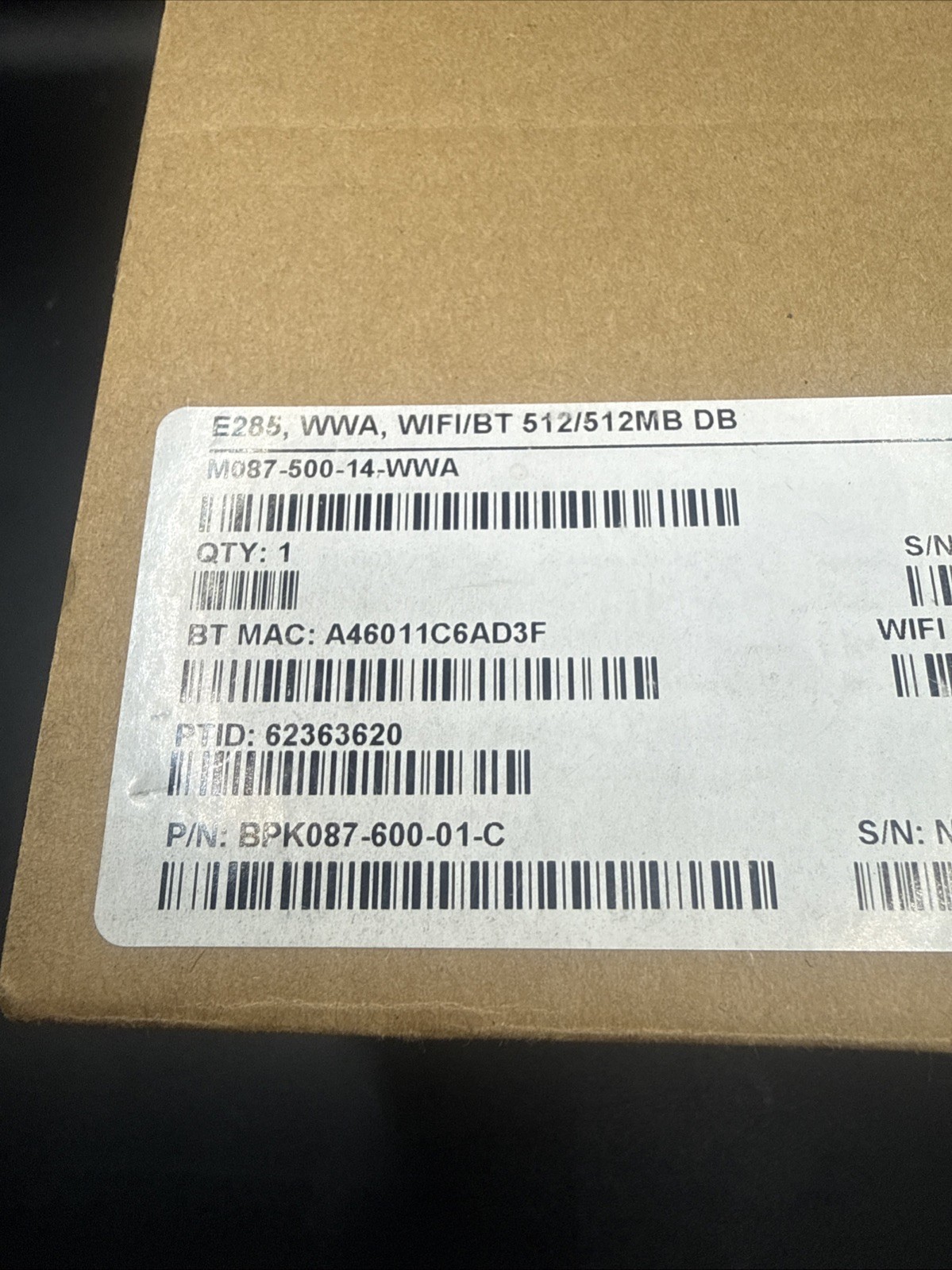 Lot Of 3 Verifone E285 M087-500-14-WWA Mobile Payment Device Wi-Fi/BT 512MB