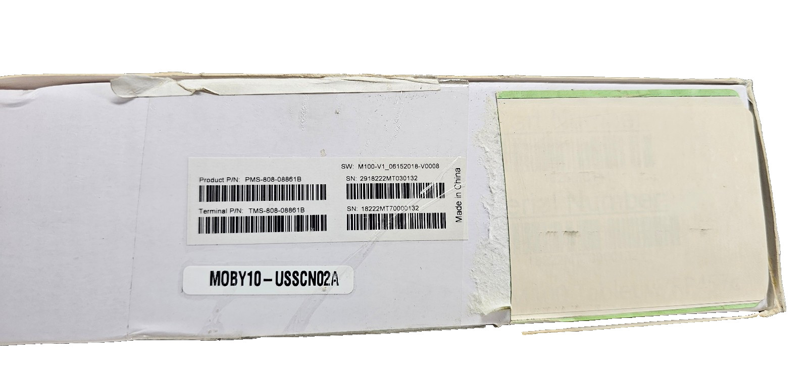 Ingenico Moby/M100 Touchscreen Payment Android 11 POS Tablet PMS-808-08861B, New