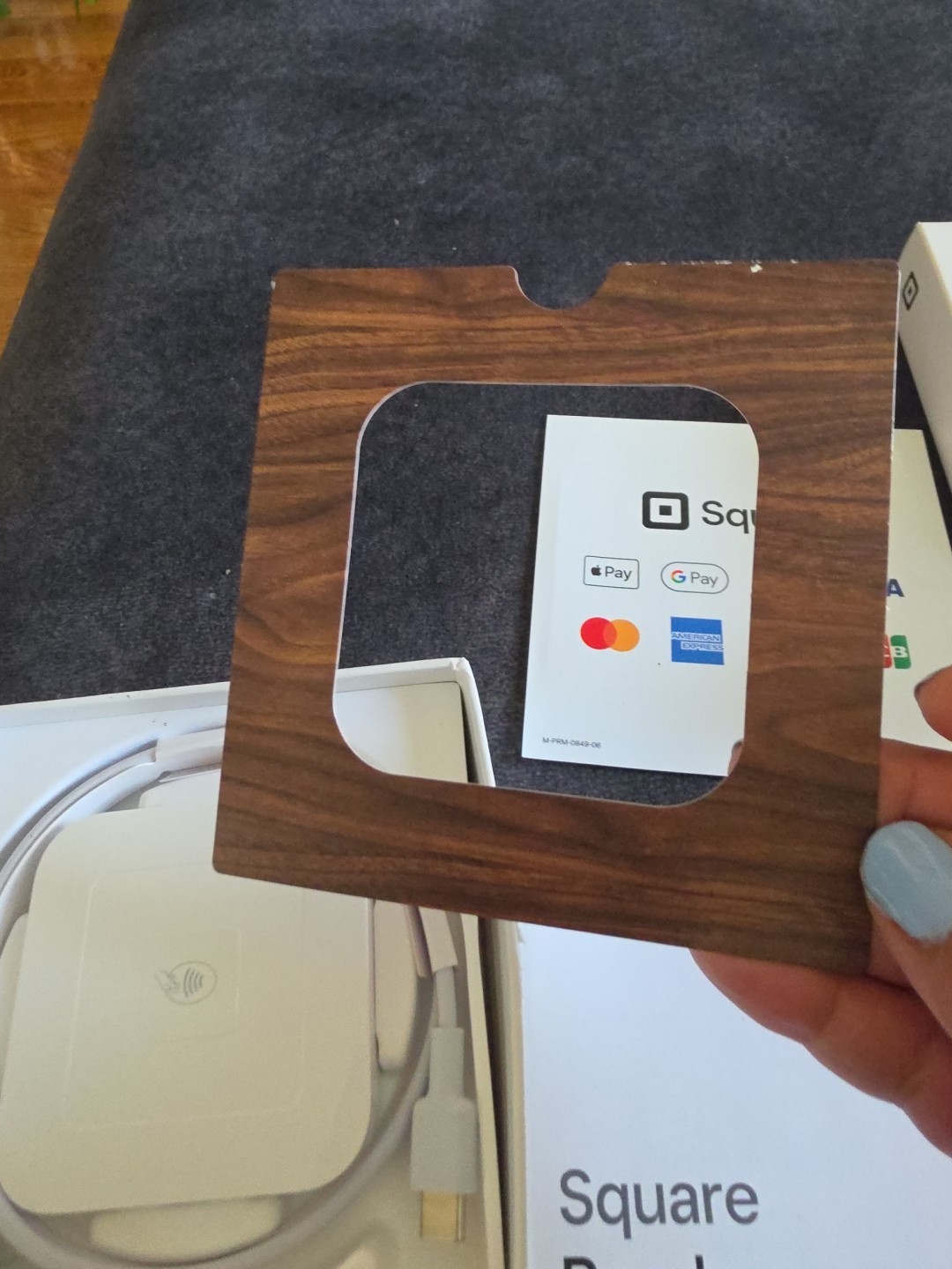 Square Reader for contactless and chip Open Box Never Used Business White