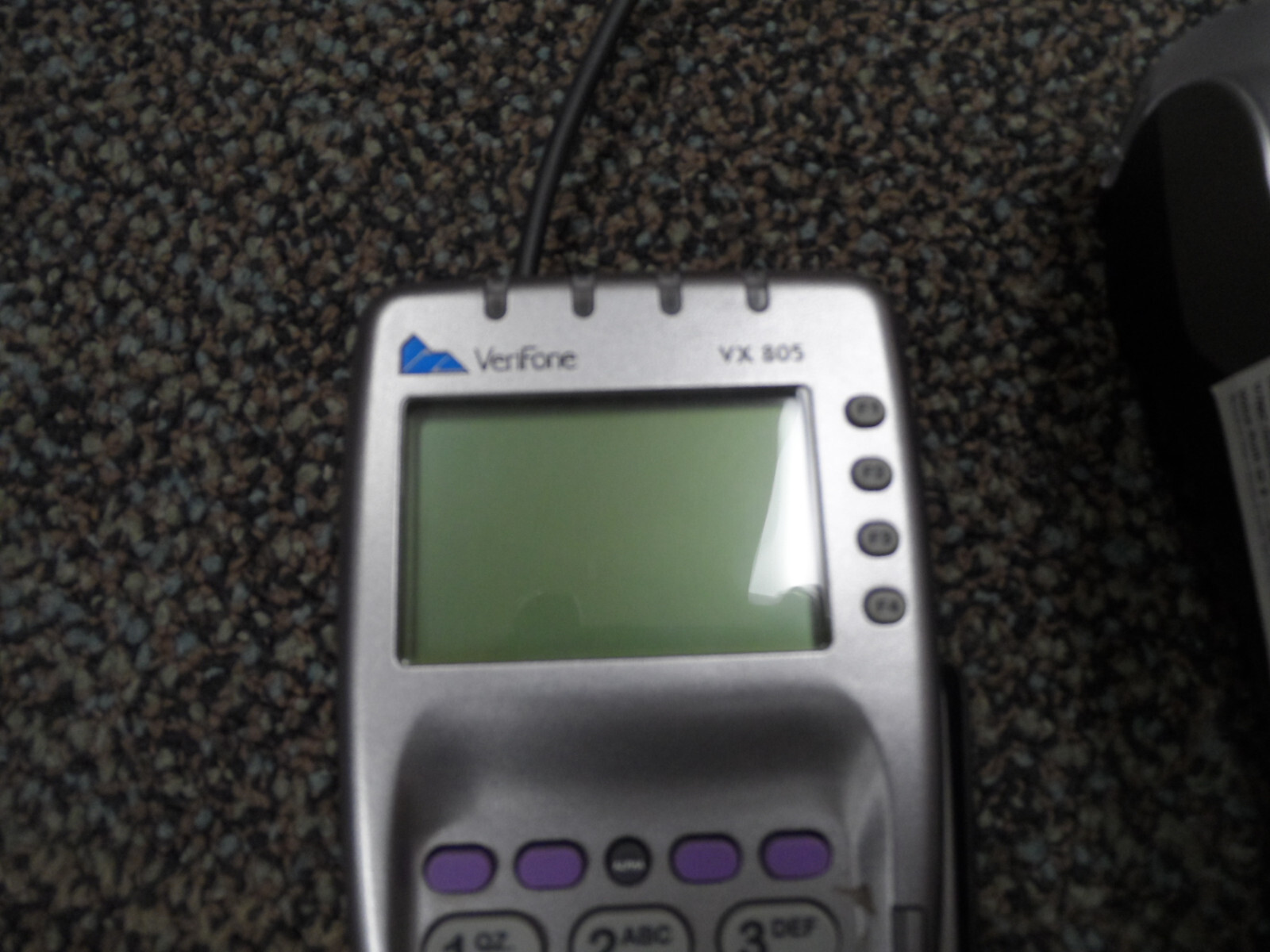 VeriFone VX520 Terminal and VX805 Pin Pad Credit Card Machine *Complete* Clean