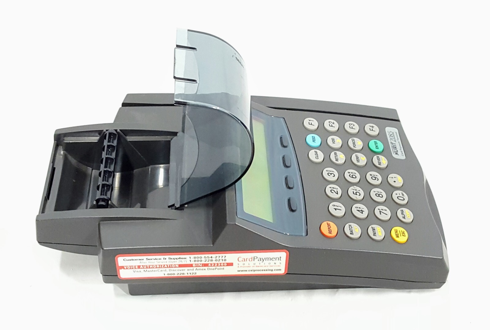 VeriFone Nurit 2085 POS EDC Credit Card Payment Processor Terminal Machine