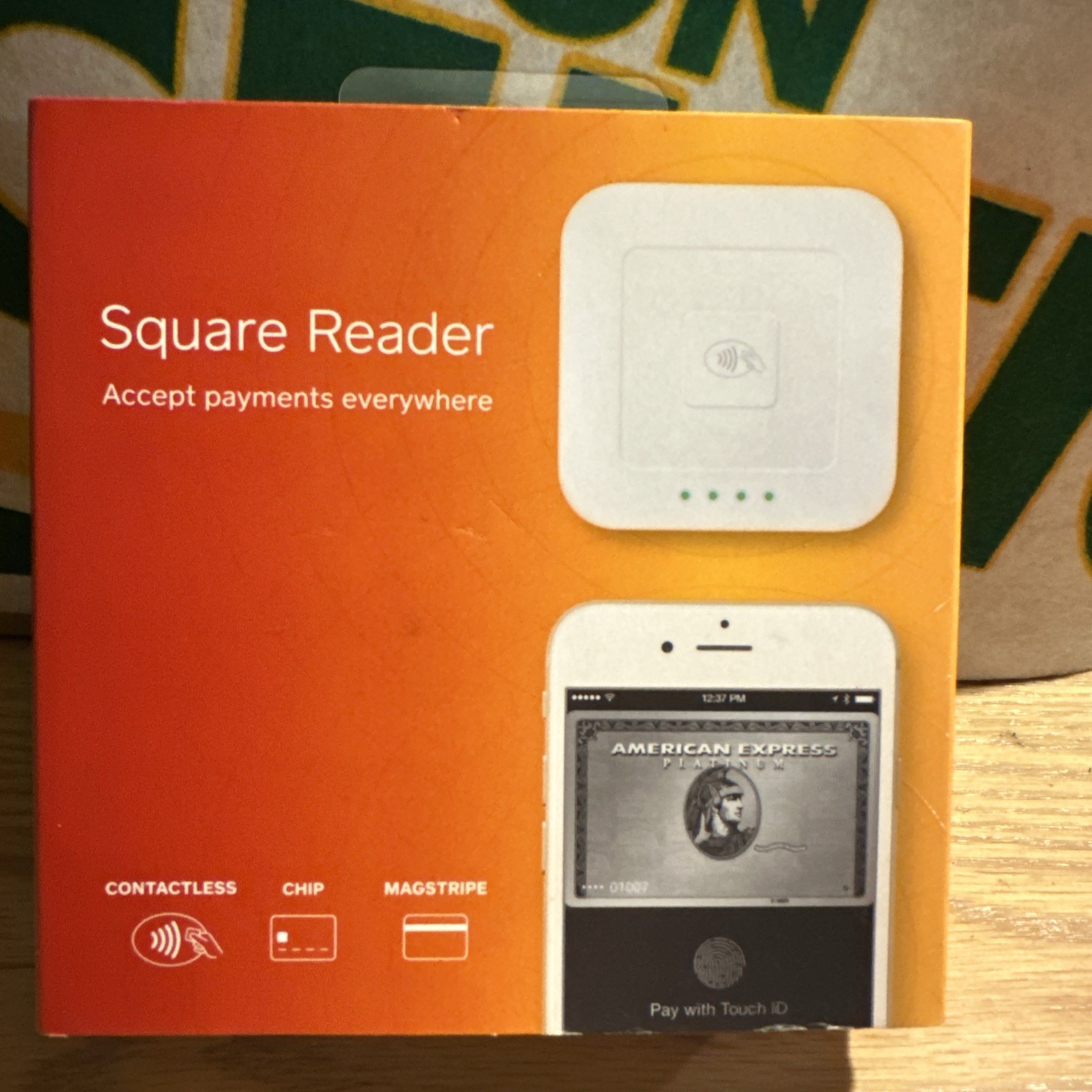 Square Credit Card Reader for Contactless and Chip Machine New Open Box
