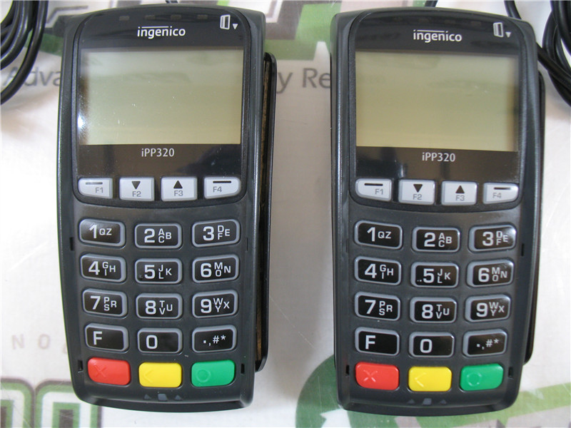 Lot of 2 Ingenico iPP320 Pin Pad Payment Credit Card Reader