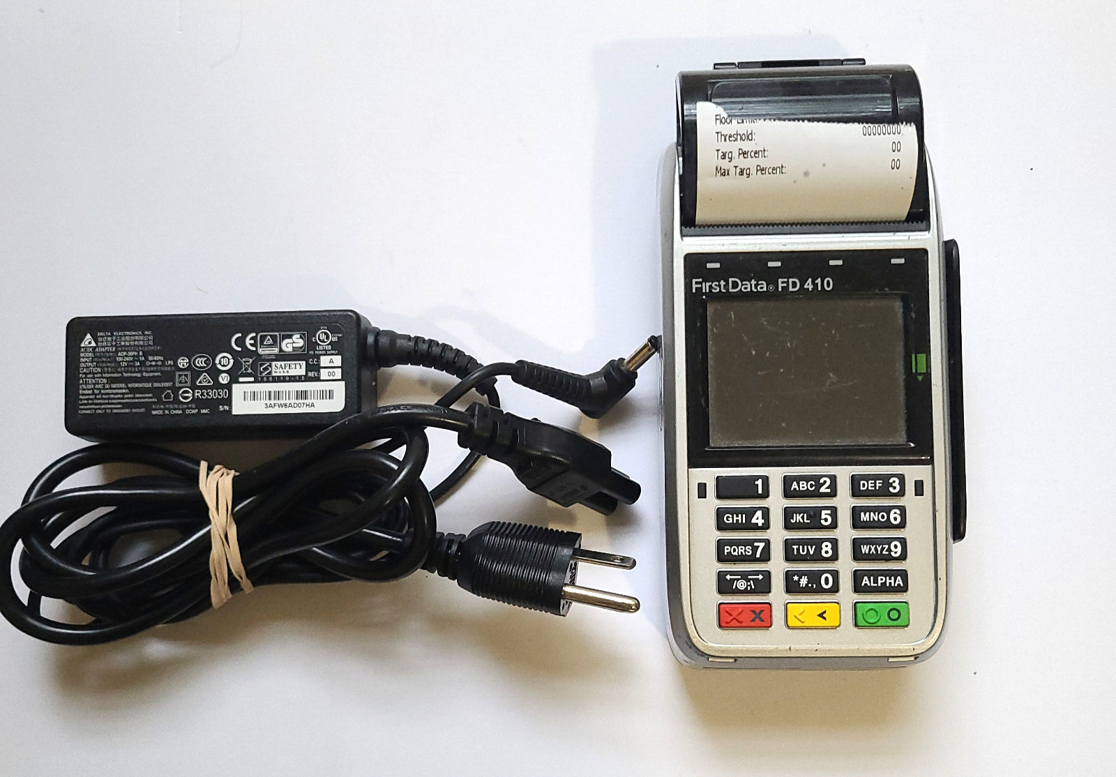 FirstData FD 410 DW Wireless Mobile Payment Processing Credit Card Terminal