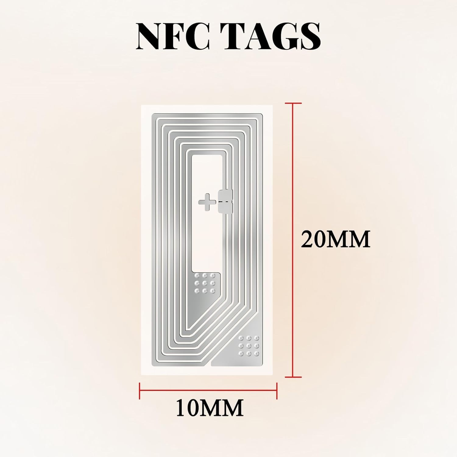 30PCS NTAG213 NFC Stickers – Ultra-Thin, 13.56MHz, Self-Adhesive Waterproof Tags