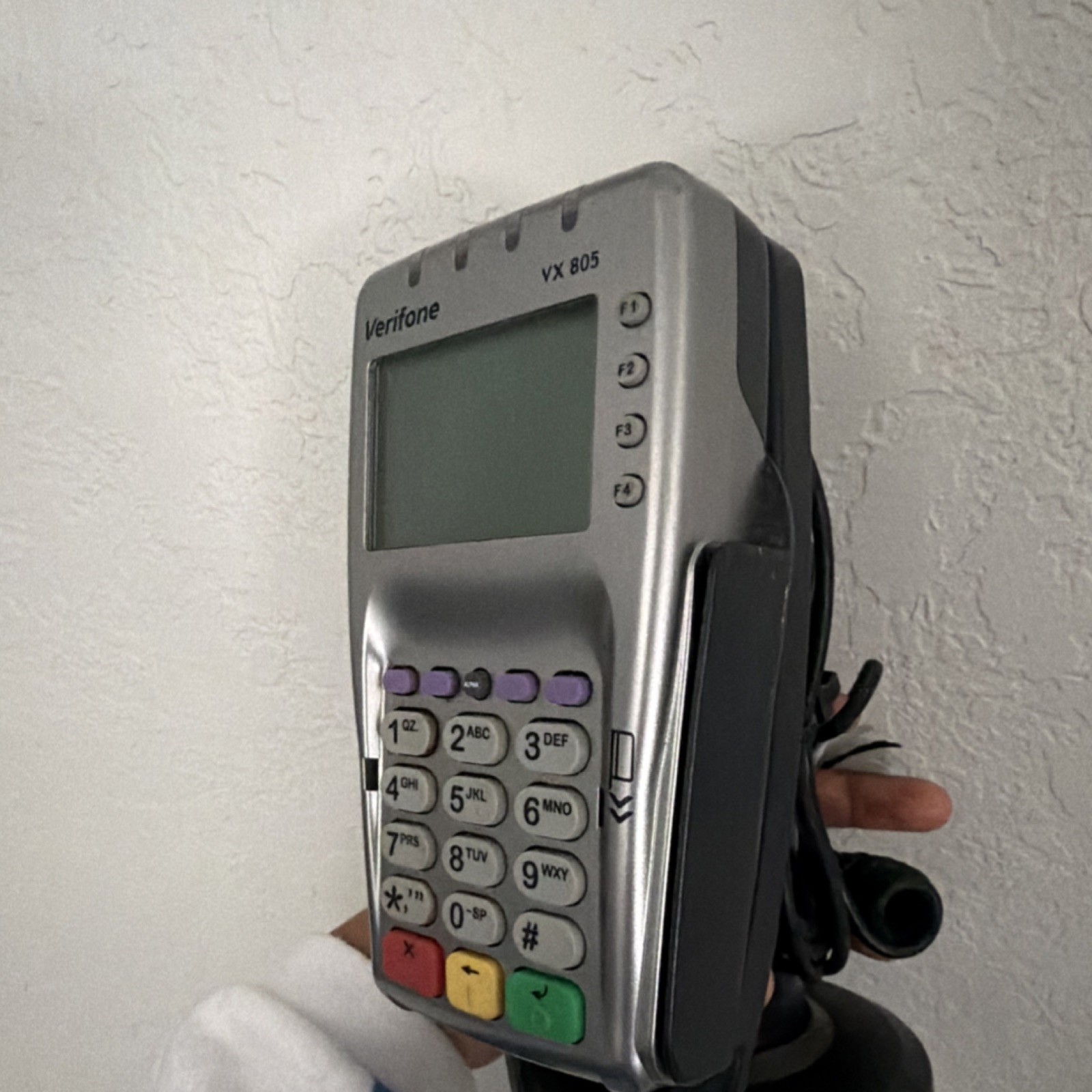 Verifone VX 805 Wired Credit Card Reader Terminal with USB Cable