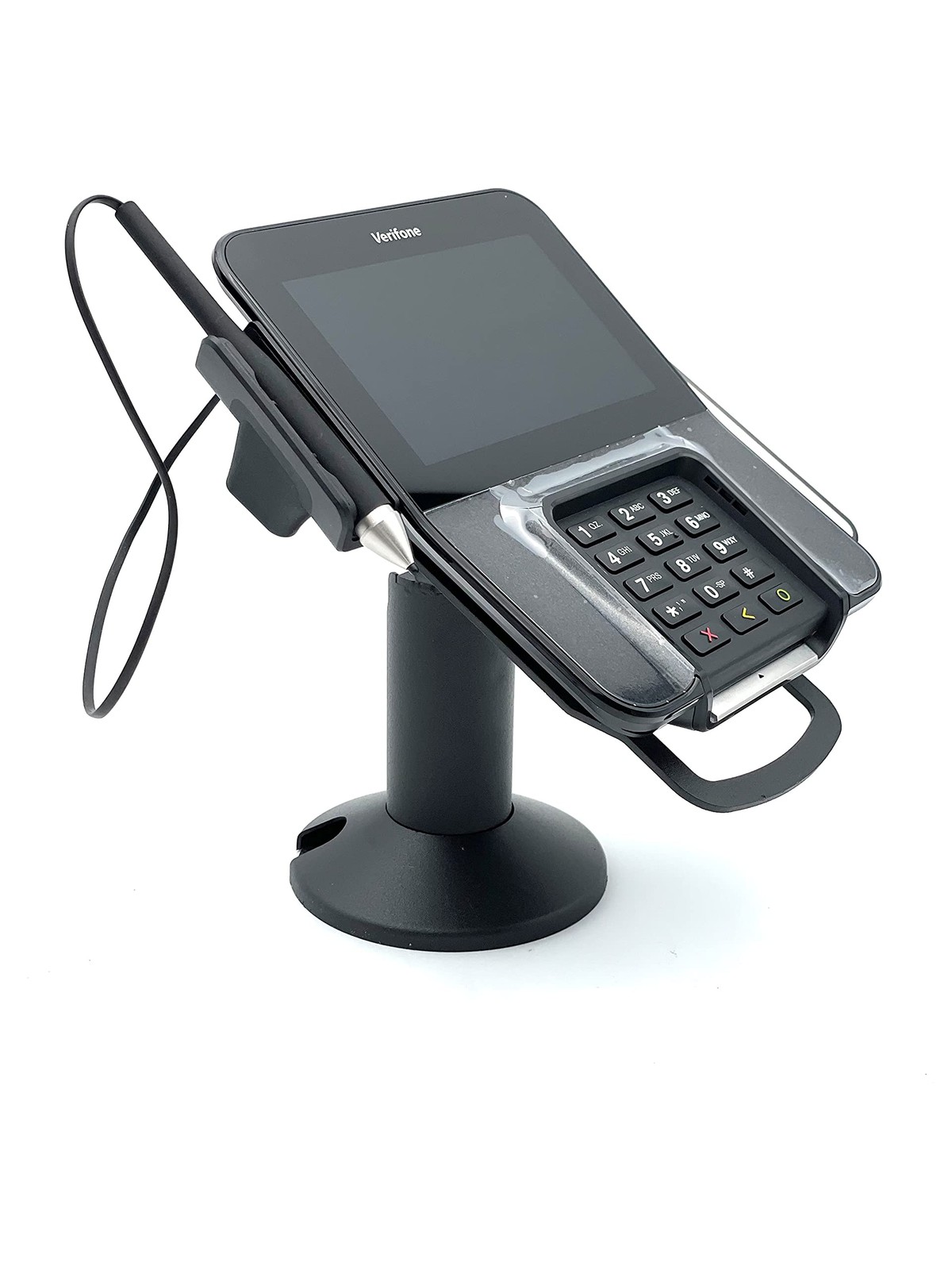 DCCStands Verifone M400/M440 Swivel and Tilt Low Profile 4″ Terminal Stand, S…